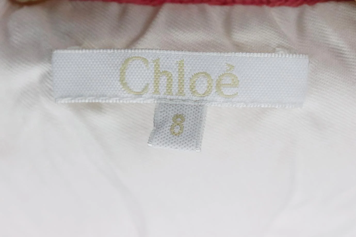 CHLOÉ KIDS GIRLS COTTON DRESS 8 YEARS - Image 4
