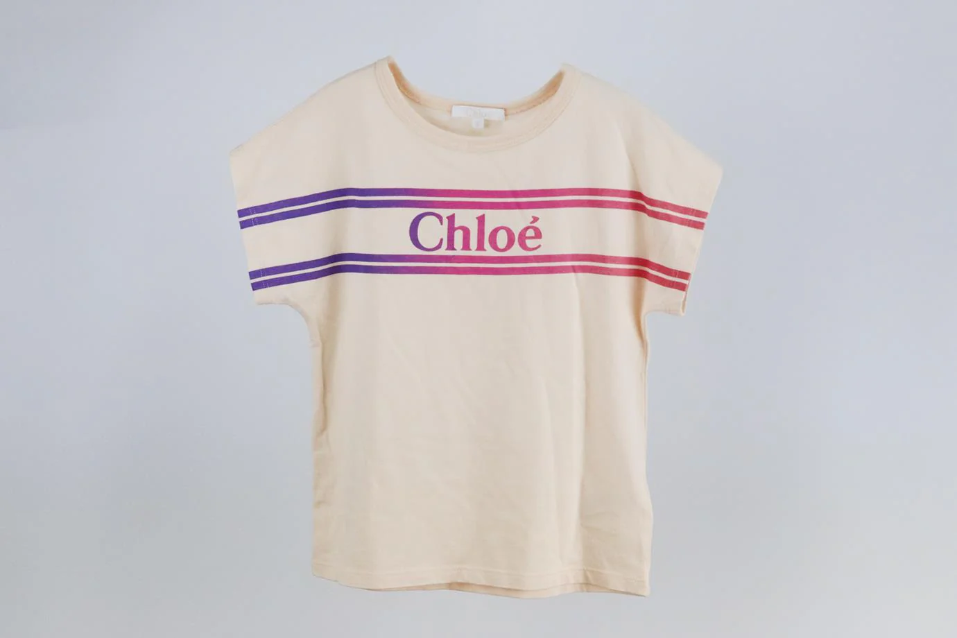 CHLOÉ KIDS GIRLS COTTON T-SHIRT 8 YEARS - Image 2