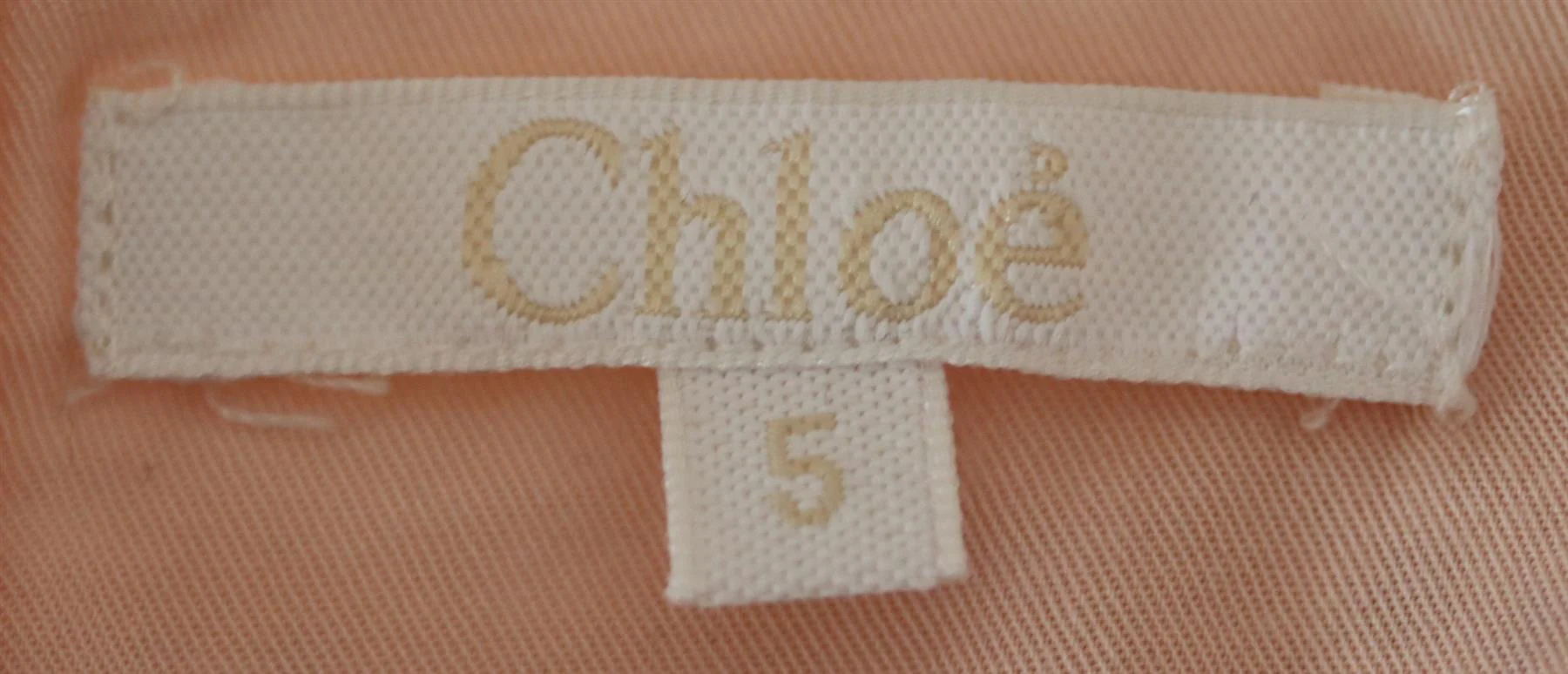 CHLOÉ KIDS GIRLS CROCHET CREPE DRESS 5 YEARS - Image 4
