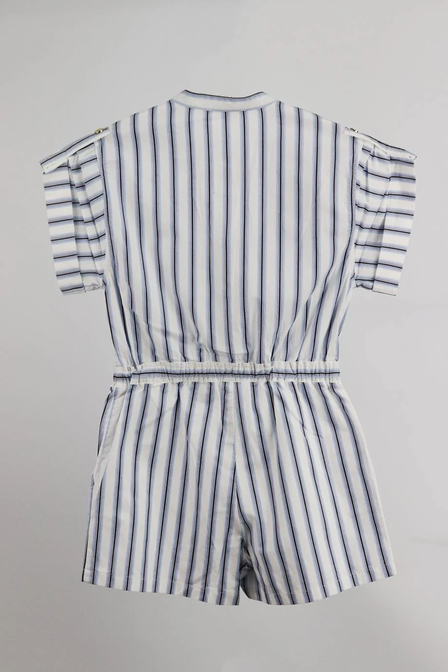CHLOÉ KIDS GIRLS STRIPPED COTTON PLAYSUIT 8 YEARS - Image 3