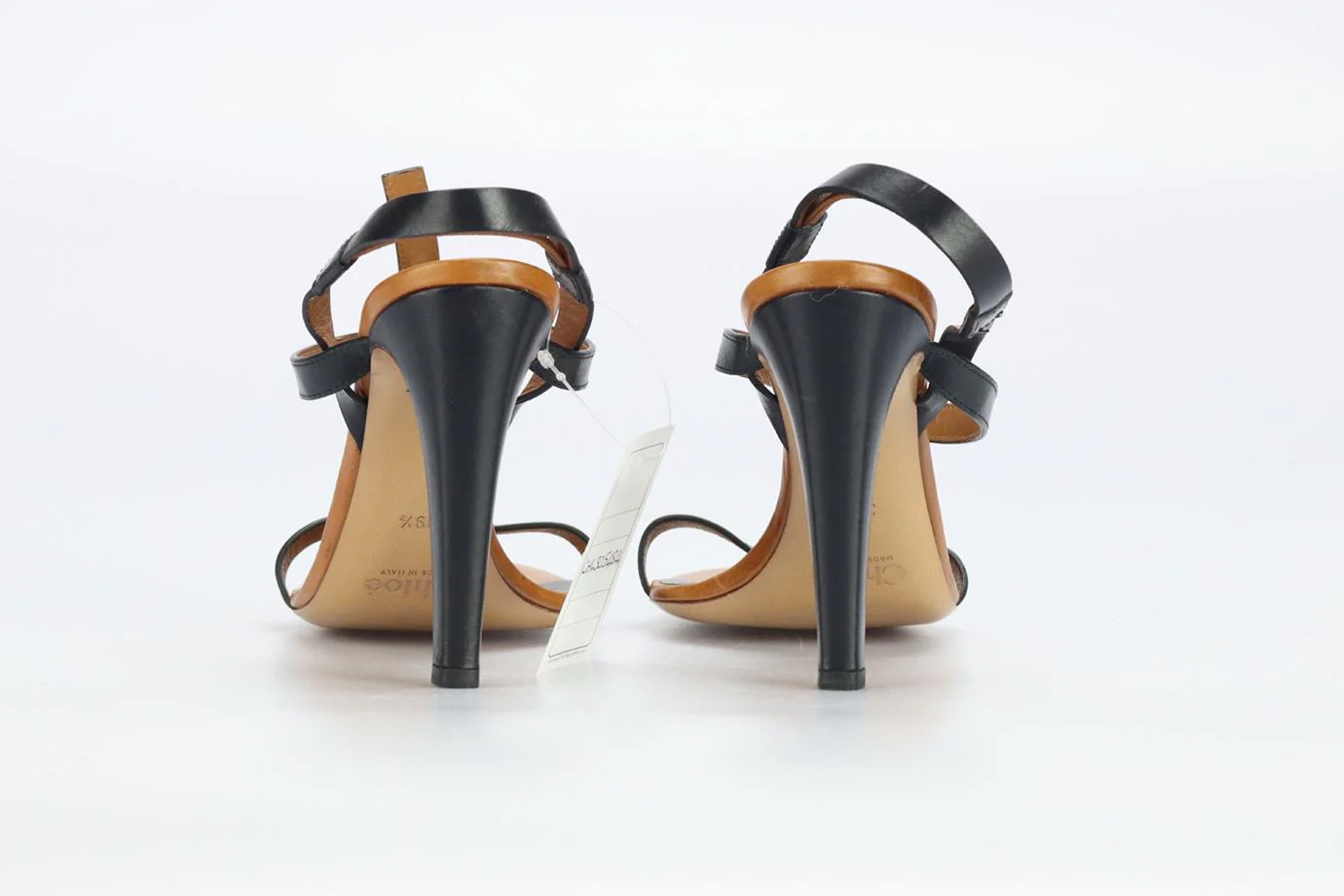 CHLOÉ LEATHER SANDALS EU 39.5 UK 6.5 US 9.5 - Image 4