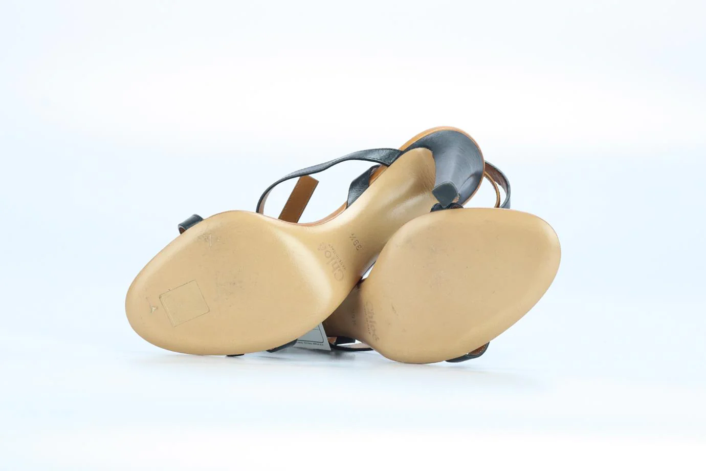 CHLOÉ LEATHER SANDALS EU 39.5 UK 6.5 US 9.5 - Image 5