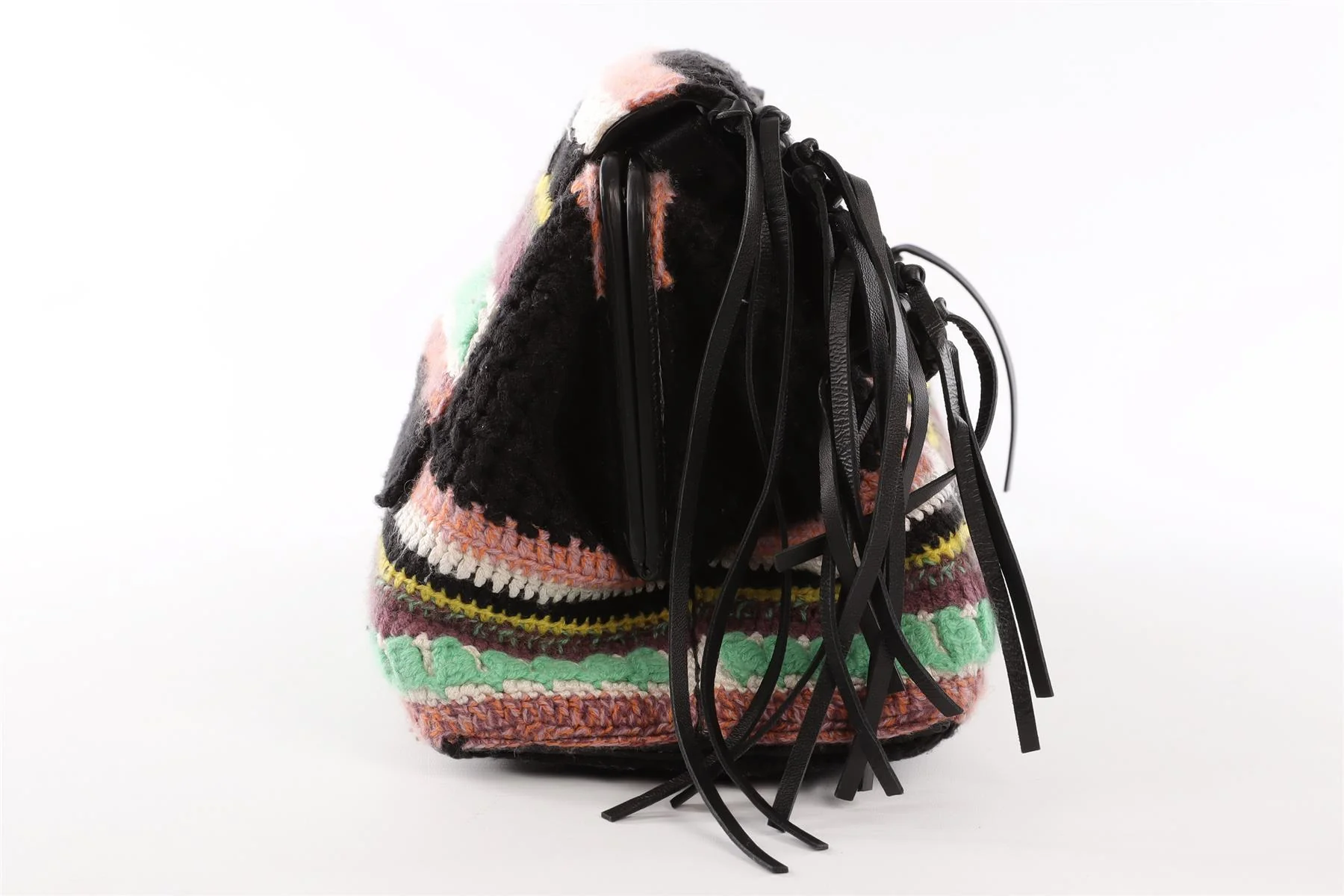 CHLOÉ MULTI PENELOPE SMALL KNIT SHOULDER BAG - Image 4