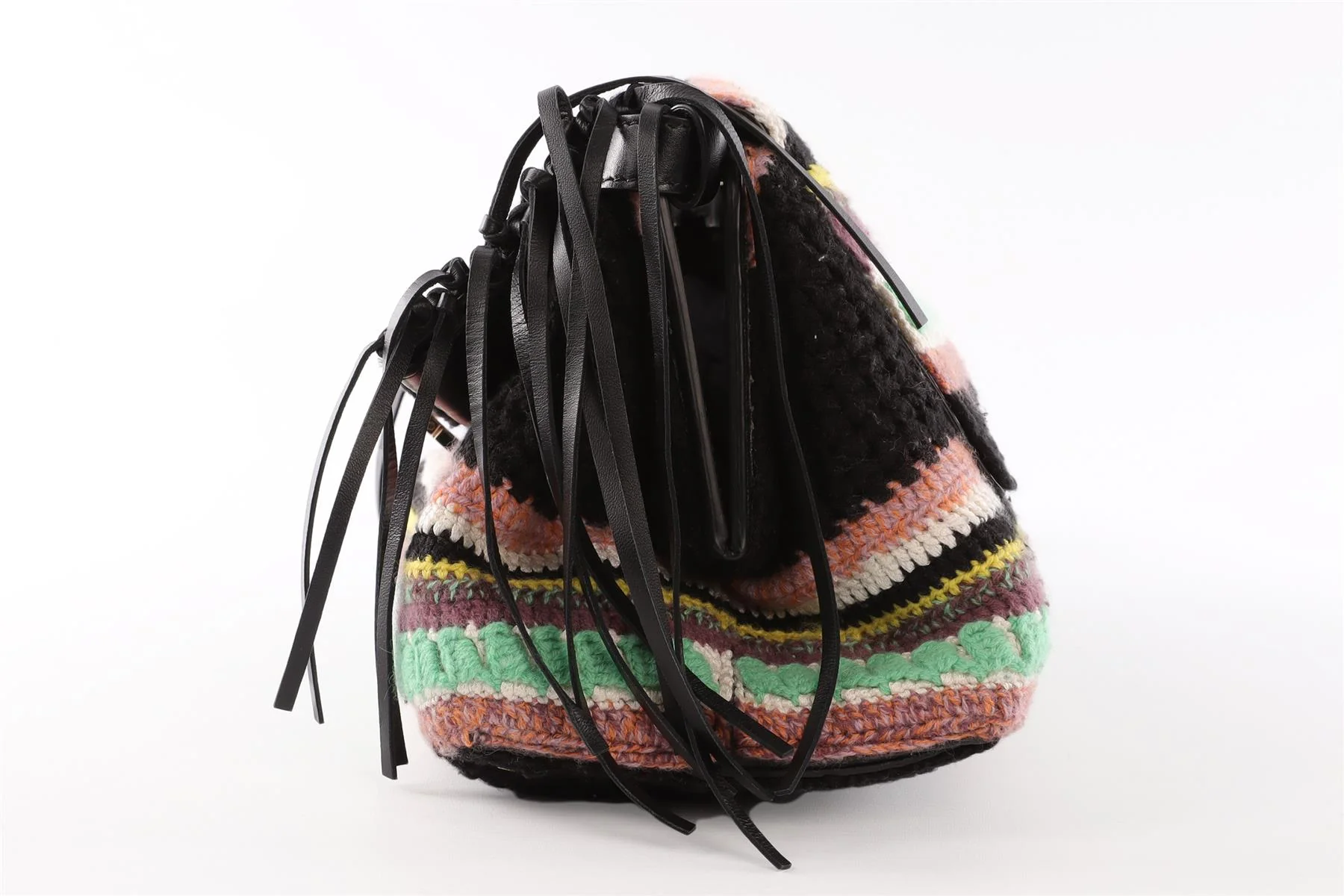 CHLOÉ MULTI PENELOPE SMALL KNIT SHOULDER BAG - Image 5