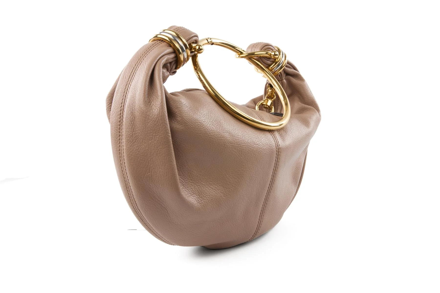 CHLOÉ NUDE BRACELET LEATHER SHOULDER BAG - Image 3