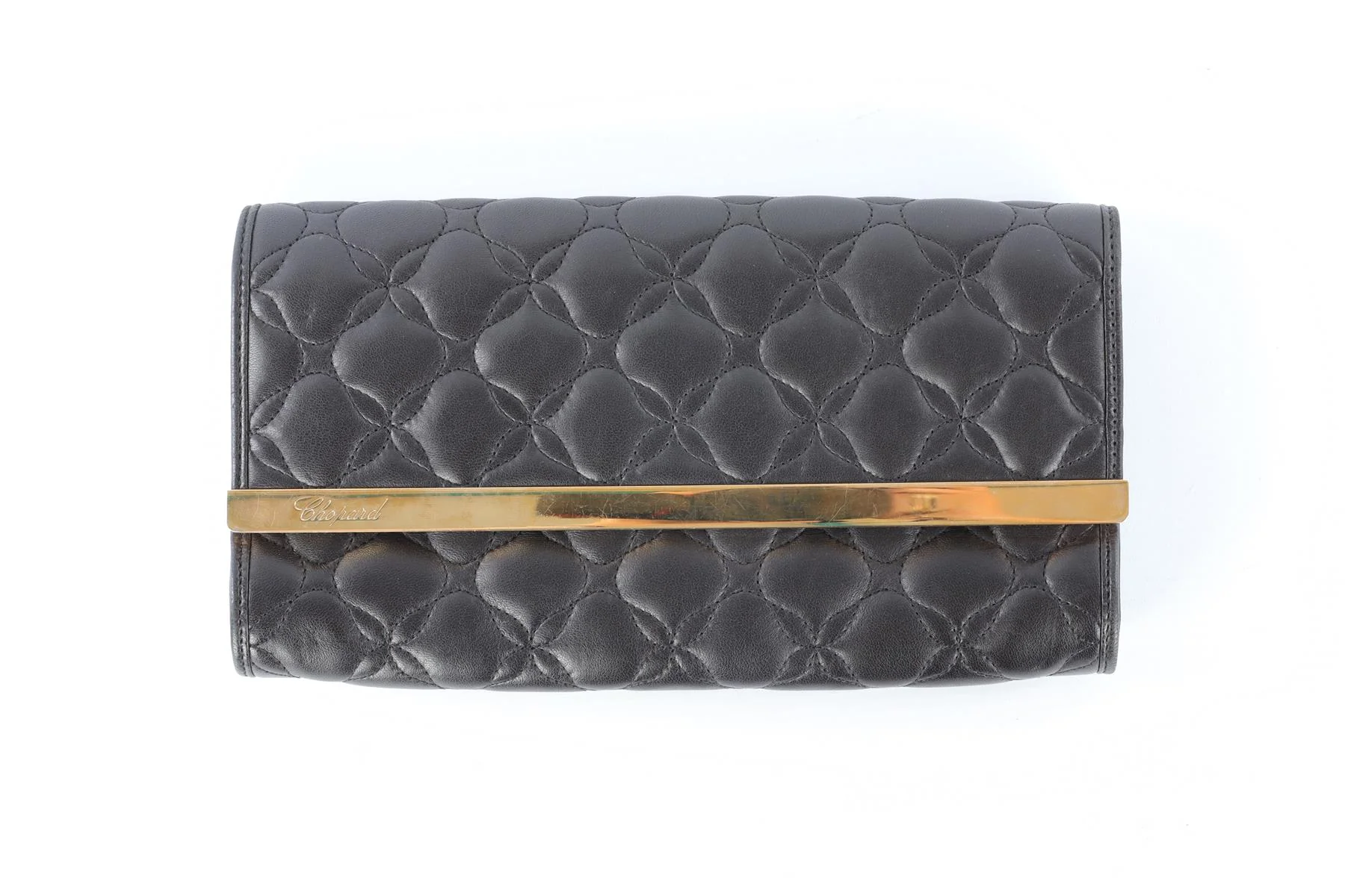 CHOPARD BLACK LEATHER CLUTCH - Image 2