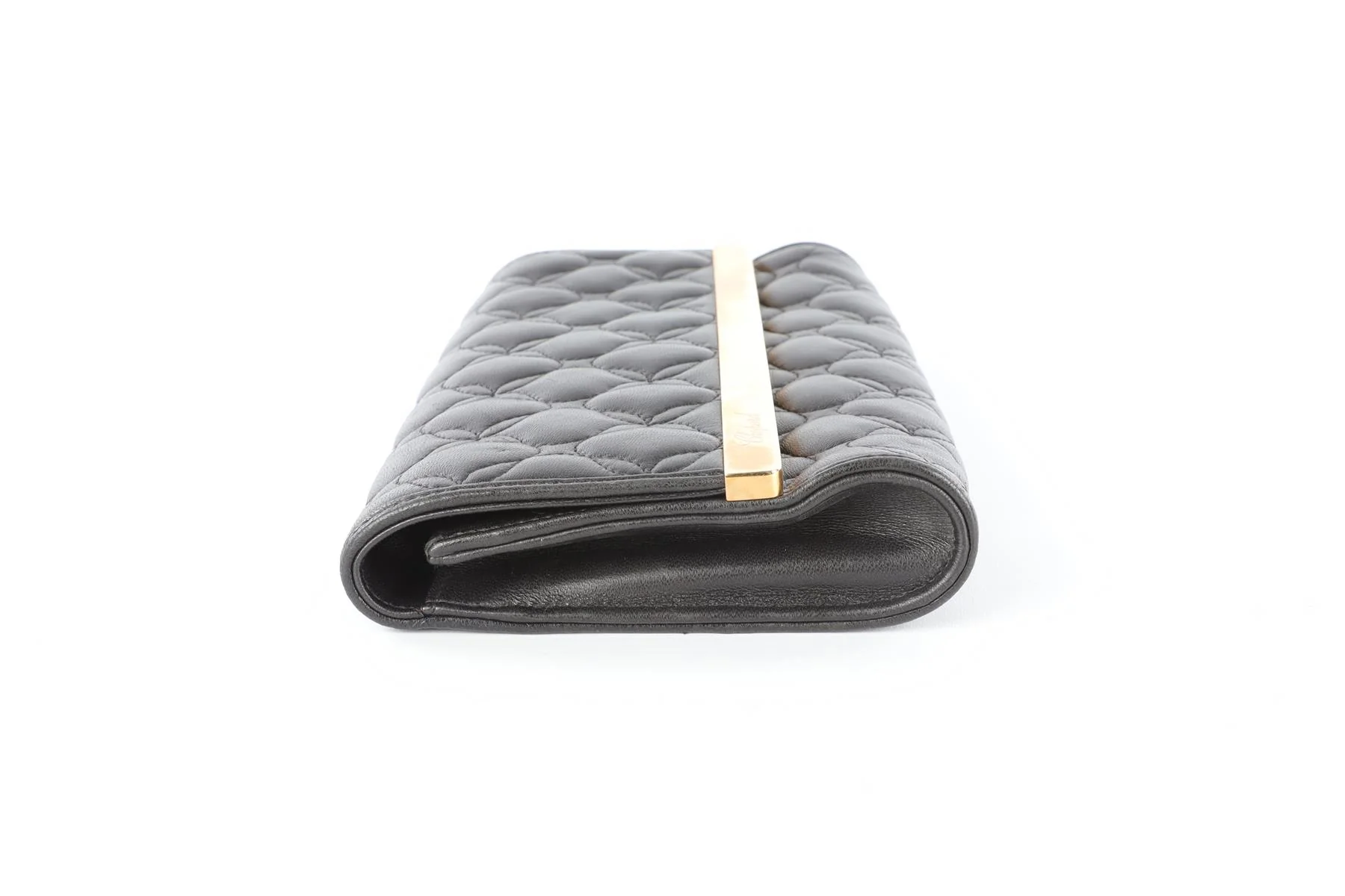 CHOPARD BLACK LEATHER CLUTCH - Image 3