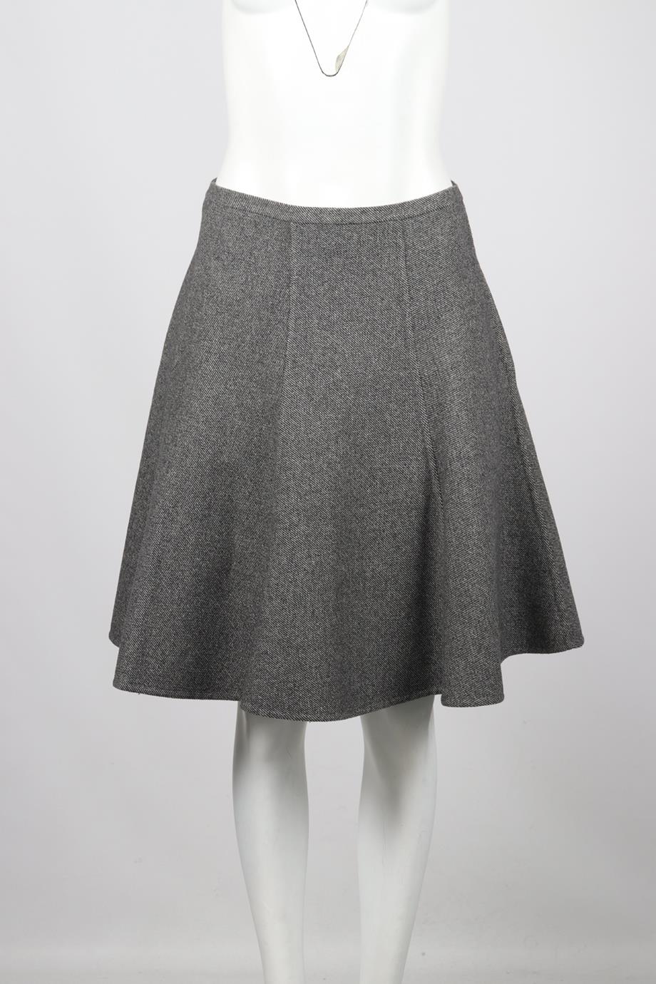 CHRISTAIN DIOR WOOL SKIRT FR 38 UK 10 - Image 2
