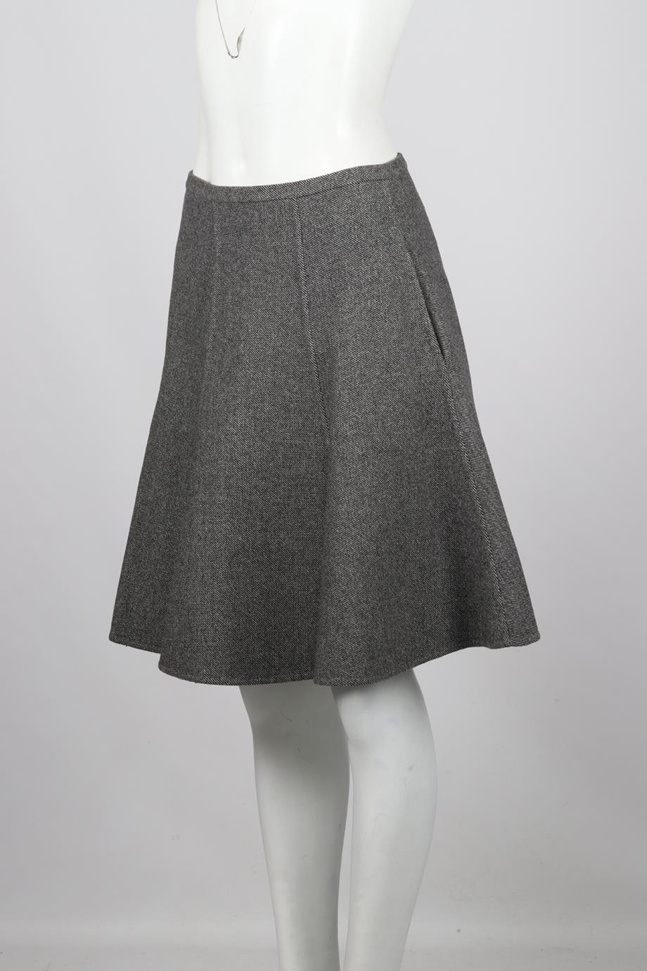 CHRISTAIN DIOR WOOL SKIRT FR 38 UK 10 - Image 3
