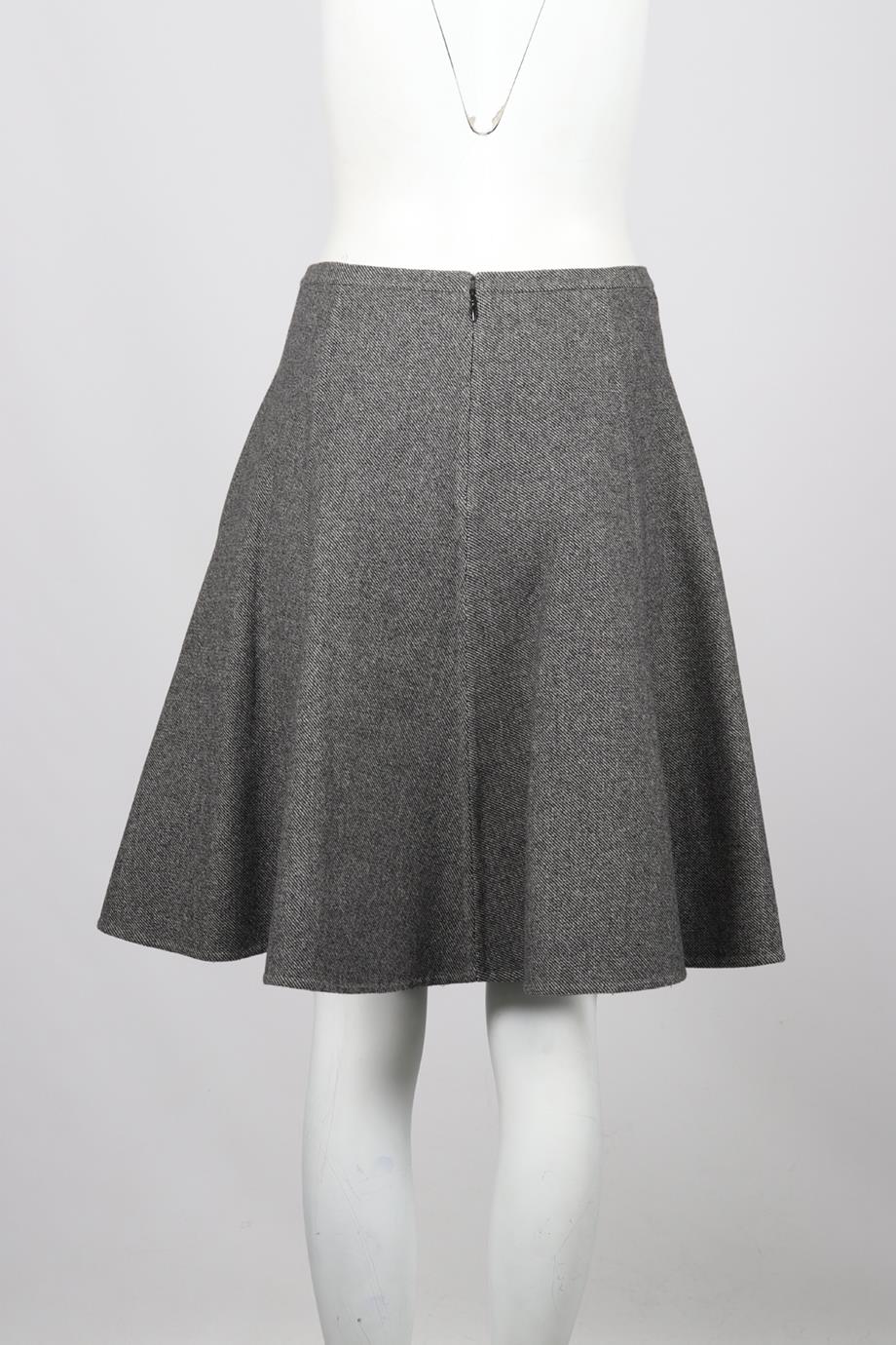 CHRISTAIN DIOR WOOL SKIRT FR 38 UK 10 - Image 4
