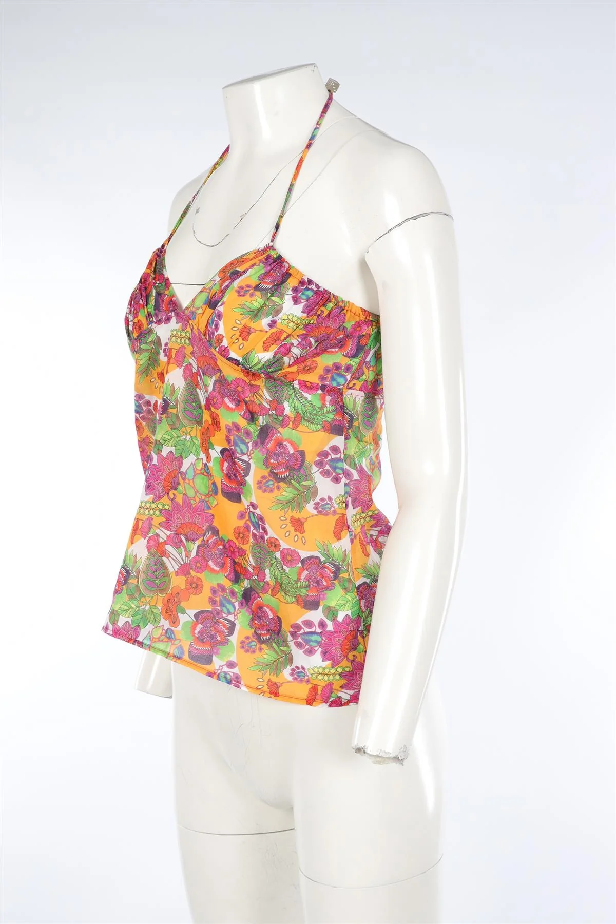 CHRISTIAN DIOR 2004 MULTI COTTON TOP FR 38 UK 10 - Image 3