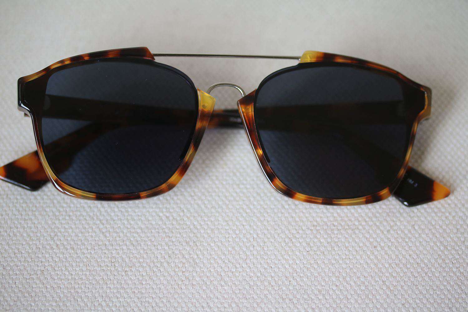 CHRISTIAN DIOR ABSTRACT D-FRAME HAVANA SUNGLASSES - Image 2