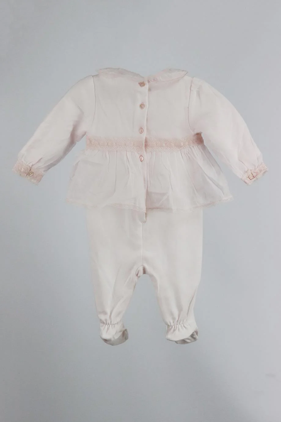 CHRISTIAN DIOR BABY GIRLS COTTON BABYGROW 3 MONTHS - Image 3
