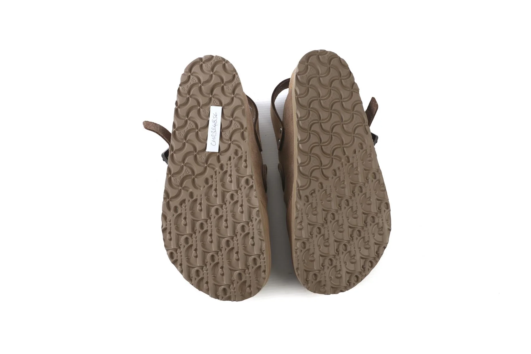 CHRISTIAN DIOR + BIRKENSTOCK BROWN TOKO FELT MULES EU 39 UK 6 US 9 - Image 6