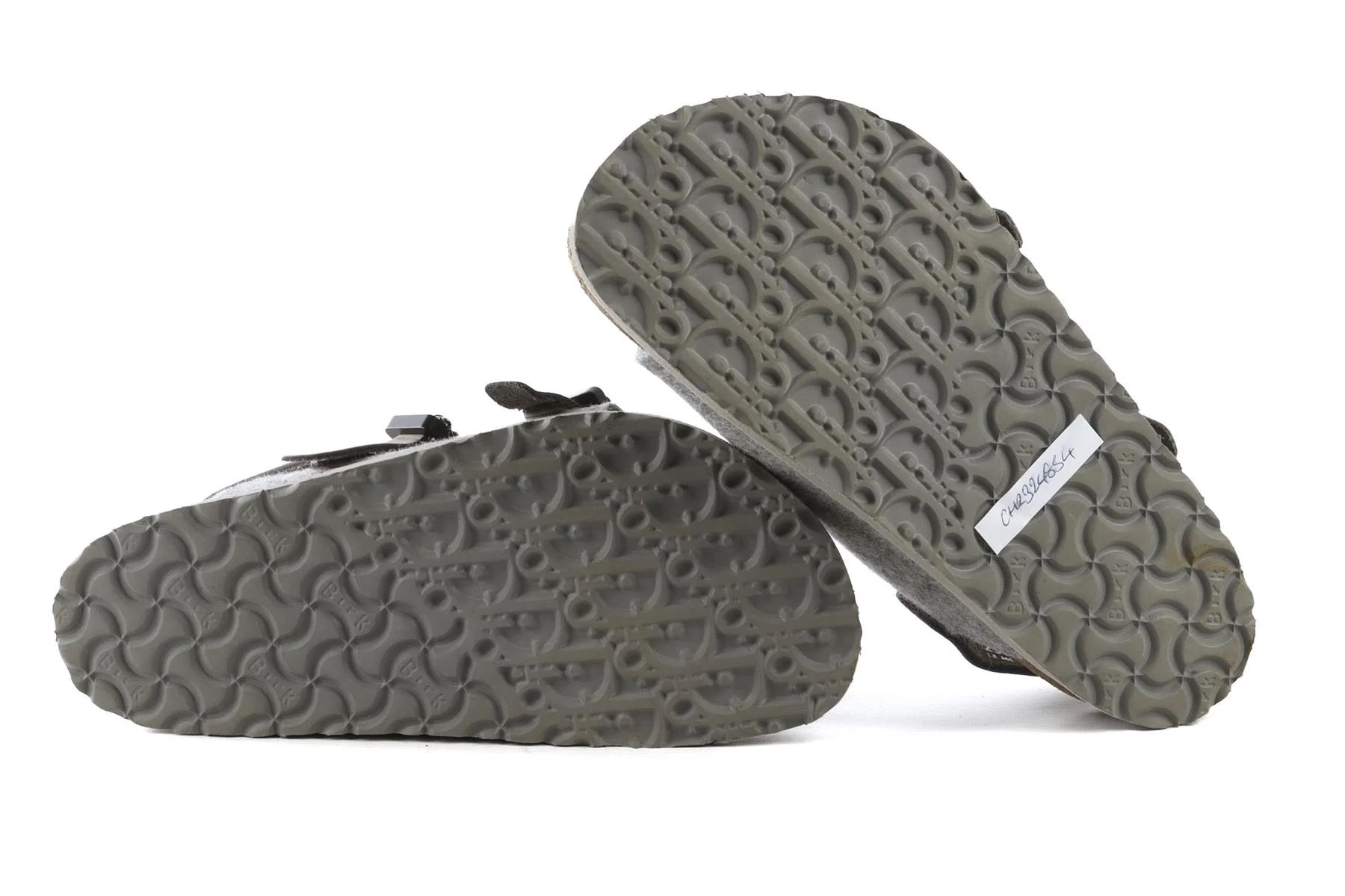 CHRISTIAN DIOR + BIRKENSTOCK GREY MILANO FELT SANDALS EU 39 UK 6 US 9 - Image 6