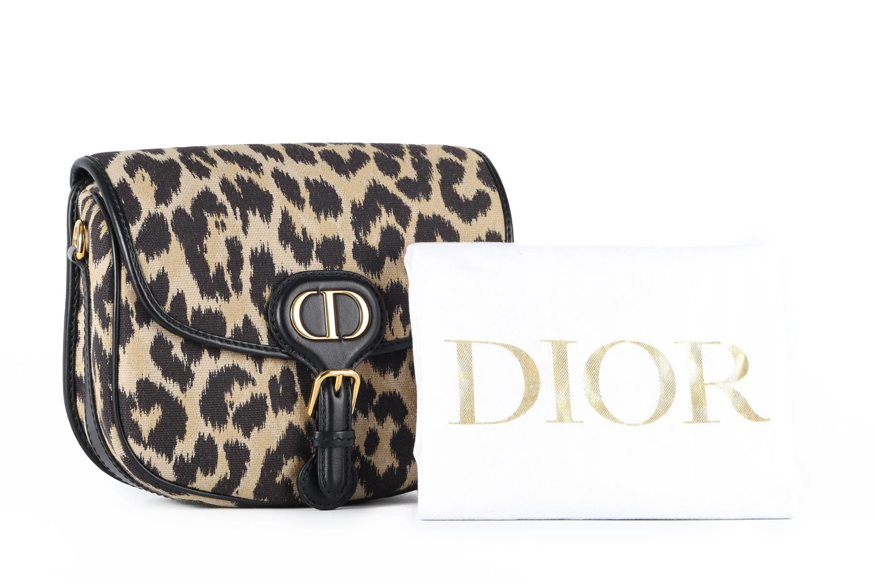 CHRISTIAN DIOR BLACK 2022 BOBBY MEDIUM CANVAS SHOULDER BAG - Image 12