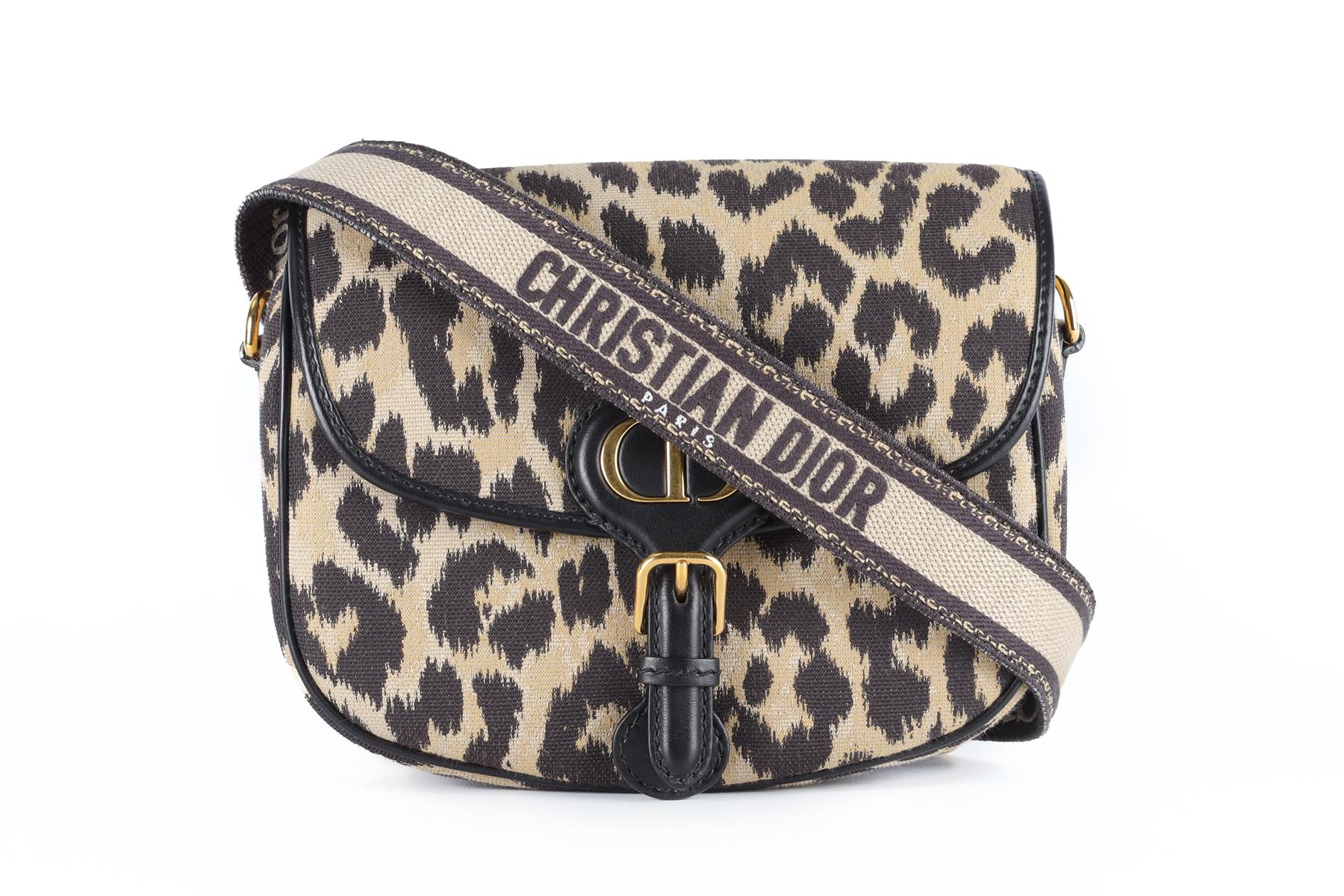 CHRISTIAN DIOR BLACK 2022 BOBBY MEDIUM CANVAS SHOULDER BAG - Image 2