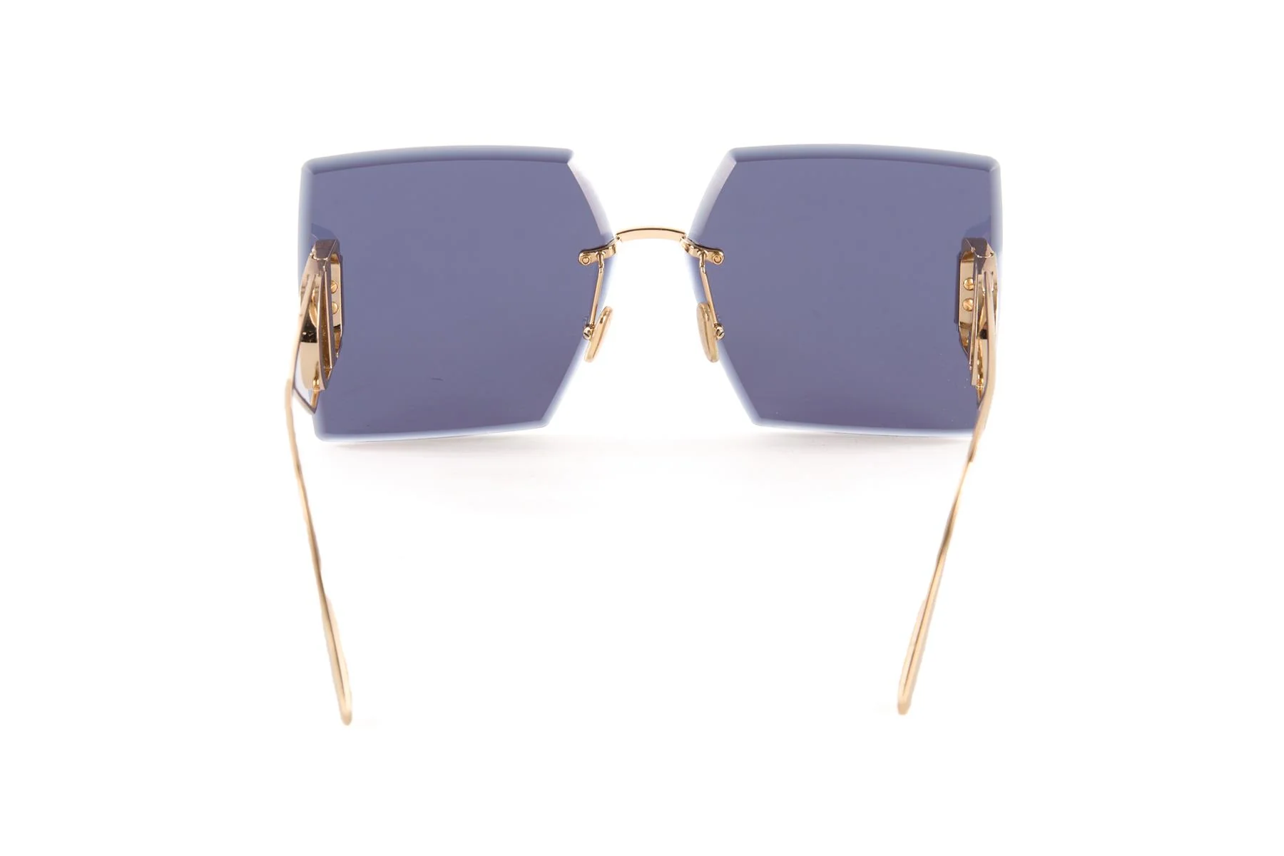 CHRISTIAN DIOR BLACK 30MONTAIGNE SQUARE FRAME SUNGLASSES - Image 5