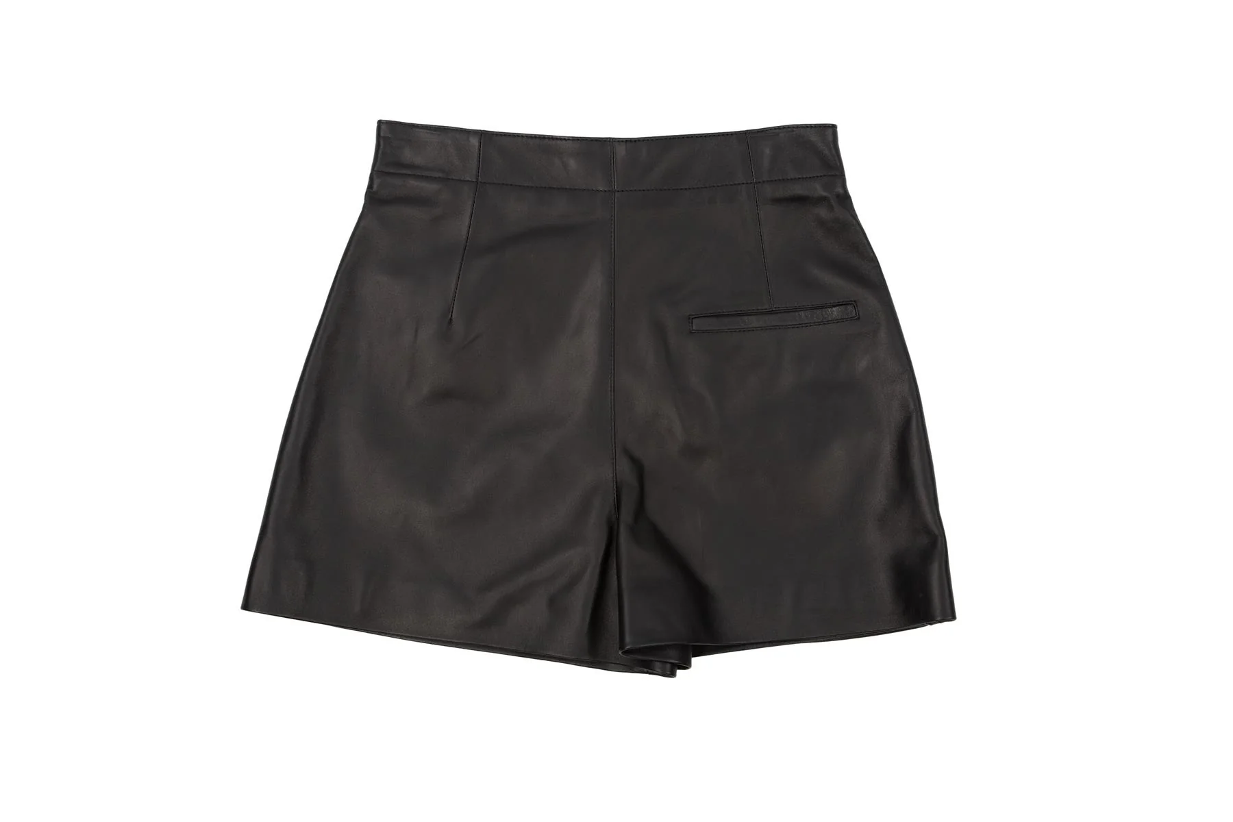 CHRISTIAN DIOR BLACK CD LEATHER MINI SKORT FR 38 UK 10 - Image 5