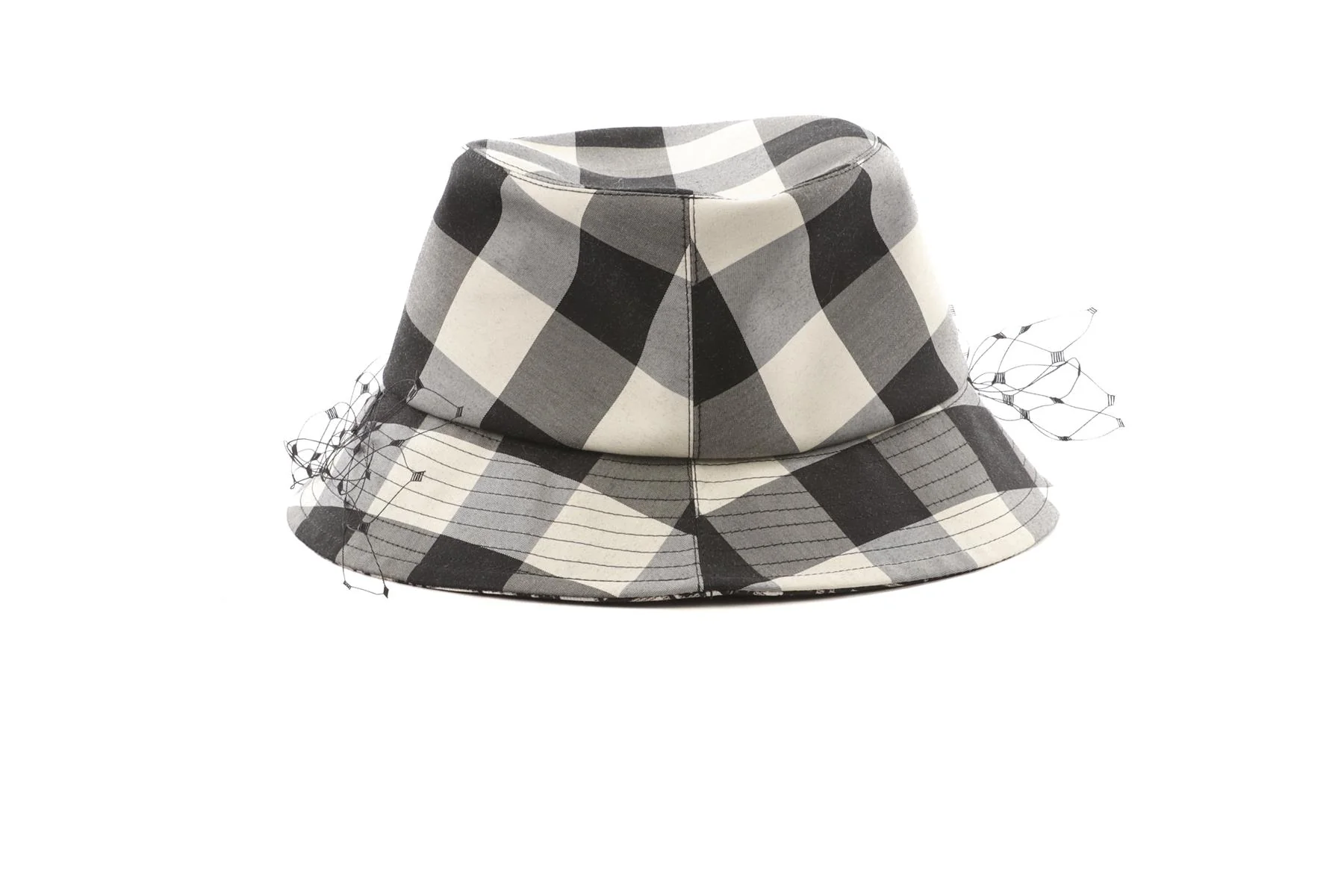 CHRISTIAN DIOR BLACK COTTON BUCKET HAT 57CM - Image 5