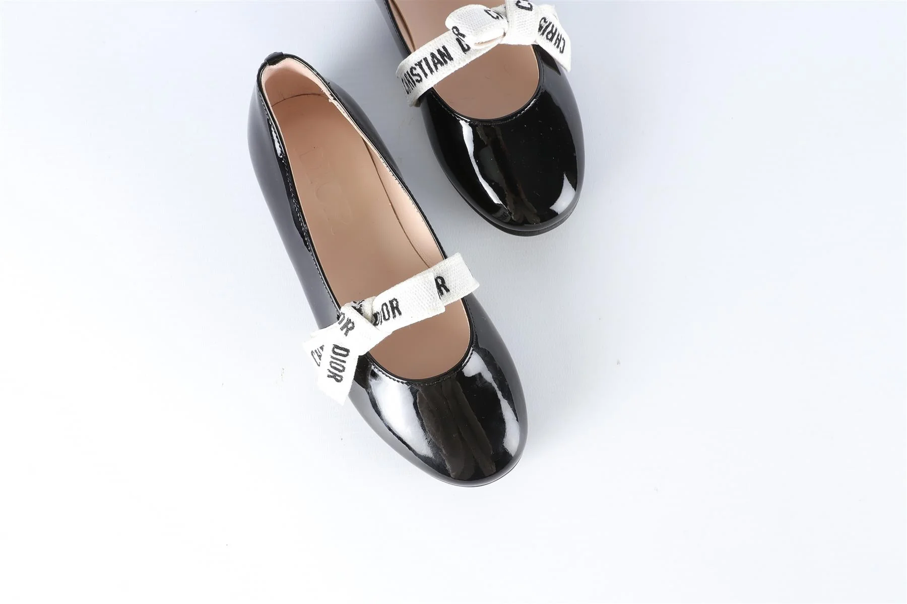 CHRISTIAN DIOR BLACK KIDS GIRLS BALLET FLATS EU 28 UK 10 US 11 - Image 4