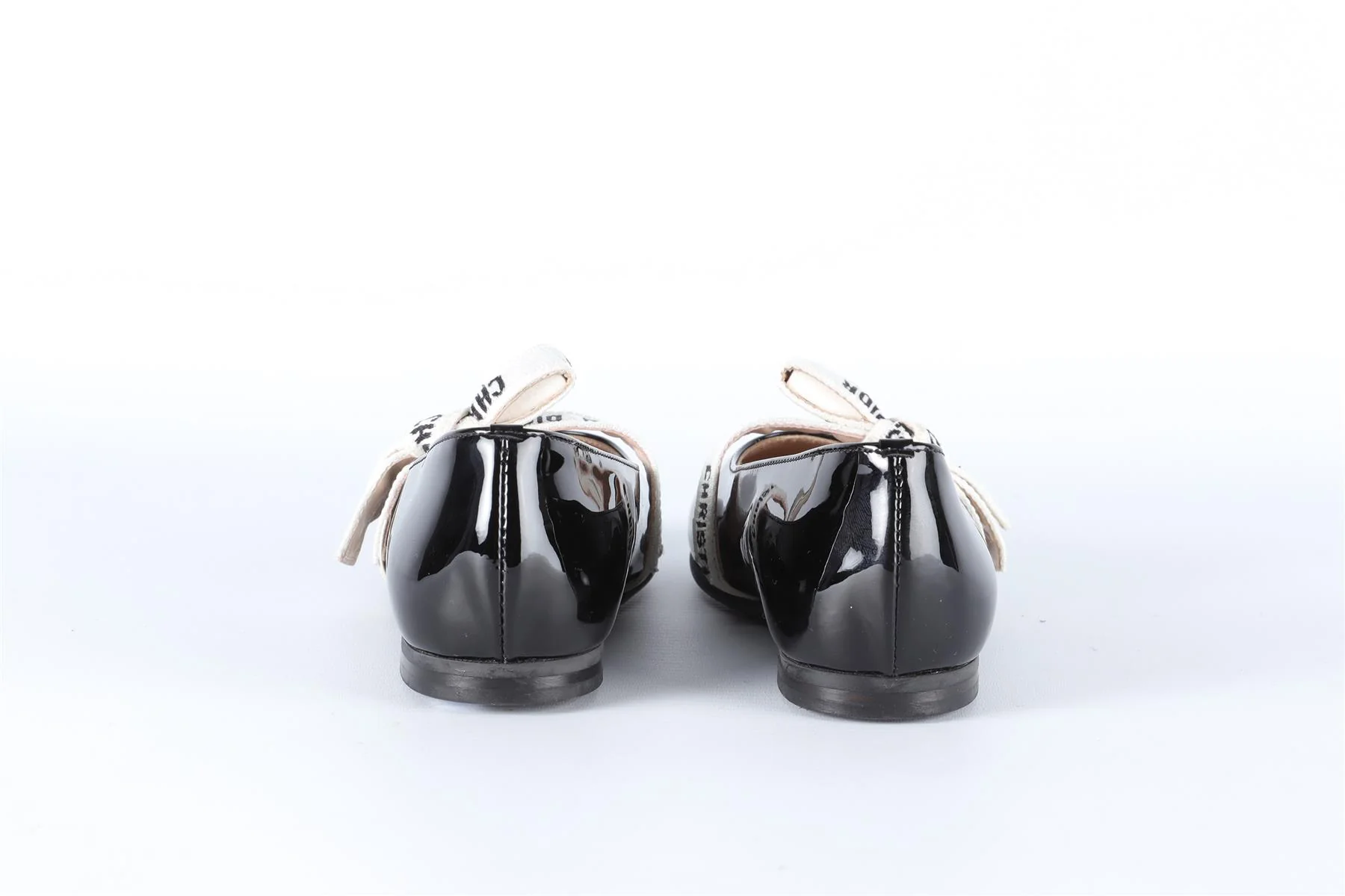 CHRISTIAN DIOR BLACK KIDS GIRLS BALLET FLATS EU 28 UK 10 US 11 - Image 5