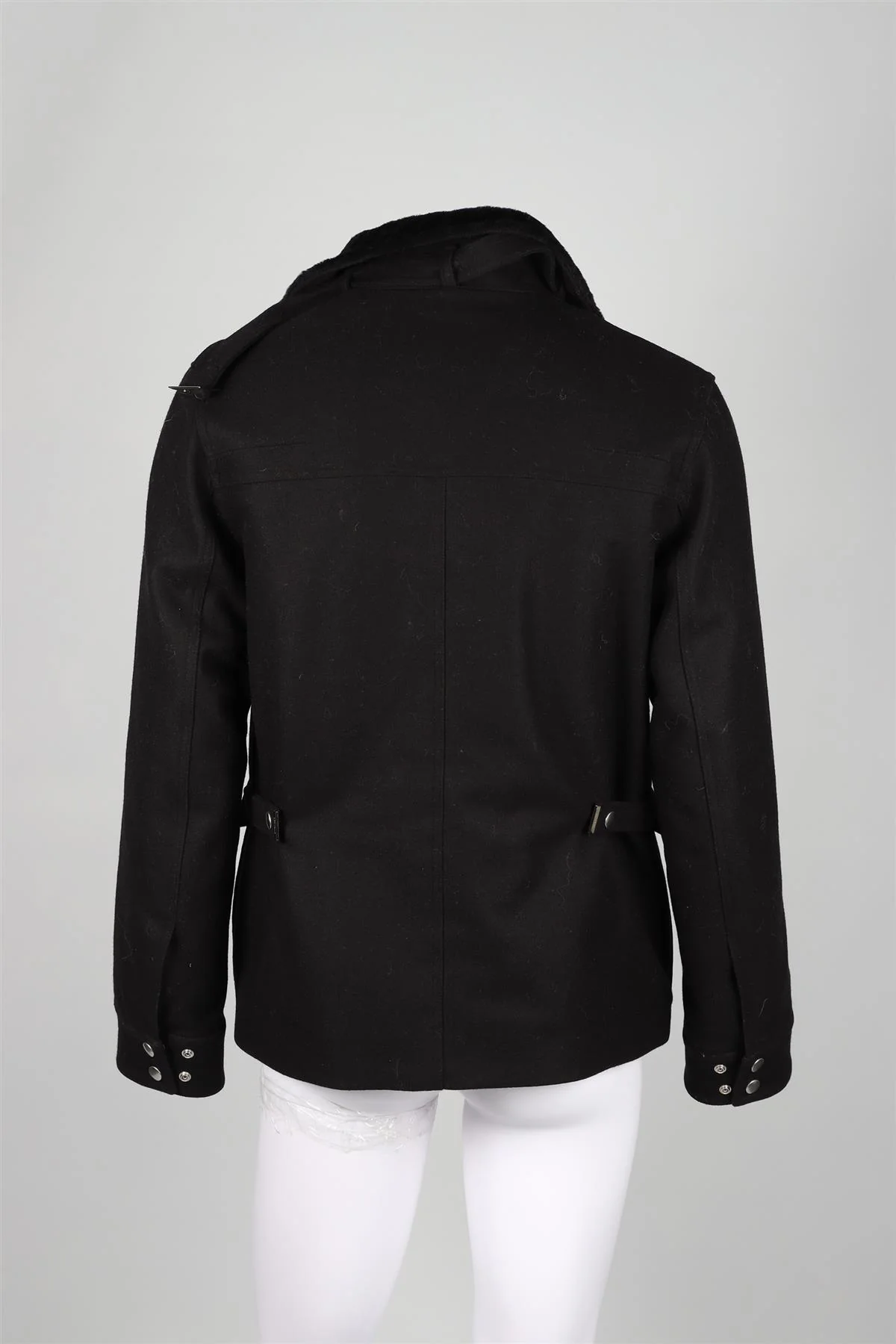 CHRISTIAN DIOR BLACK MEN'S WOOL BLEND JACKET IT 48 UK 38 - Image 4
