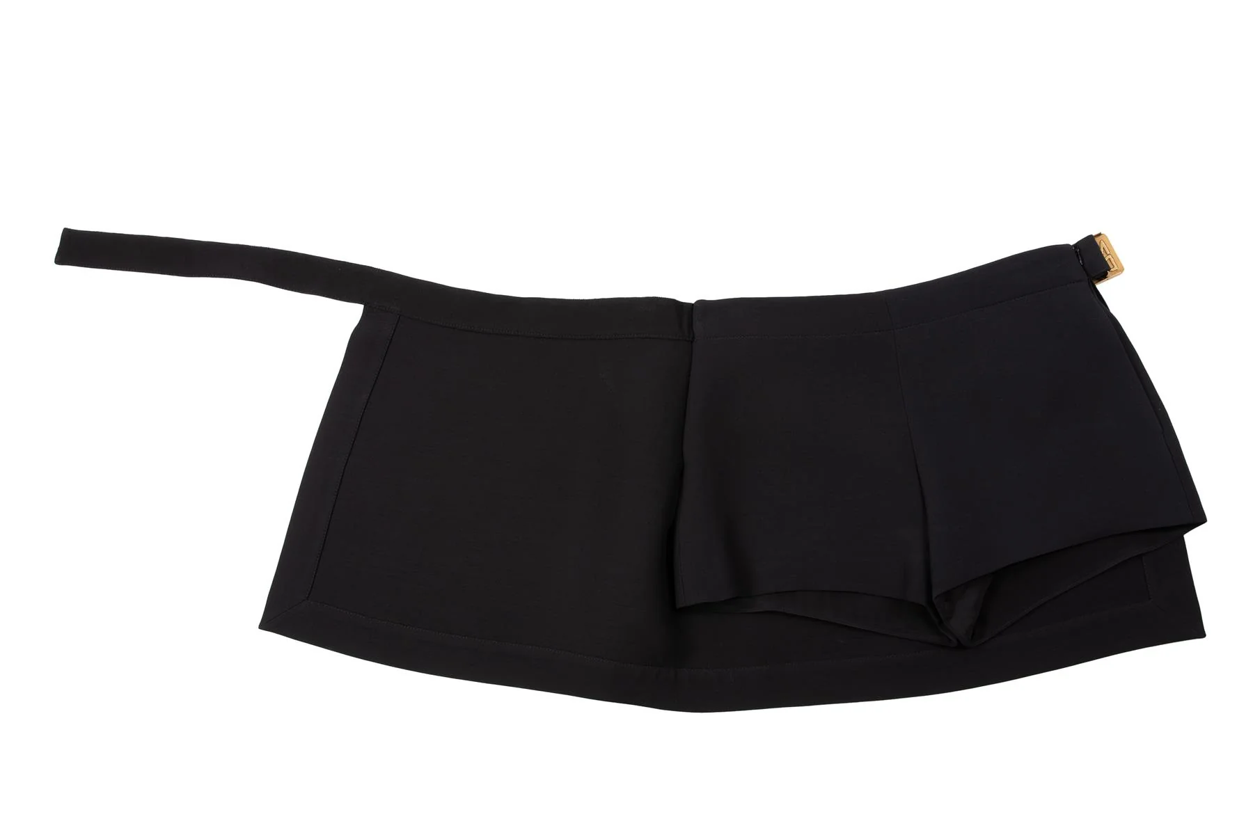 CHRISTIAN DIOR BLACK MISS DIOR WOOL MINI SKORT FR 38 UK 10 - Image 3