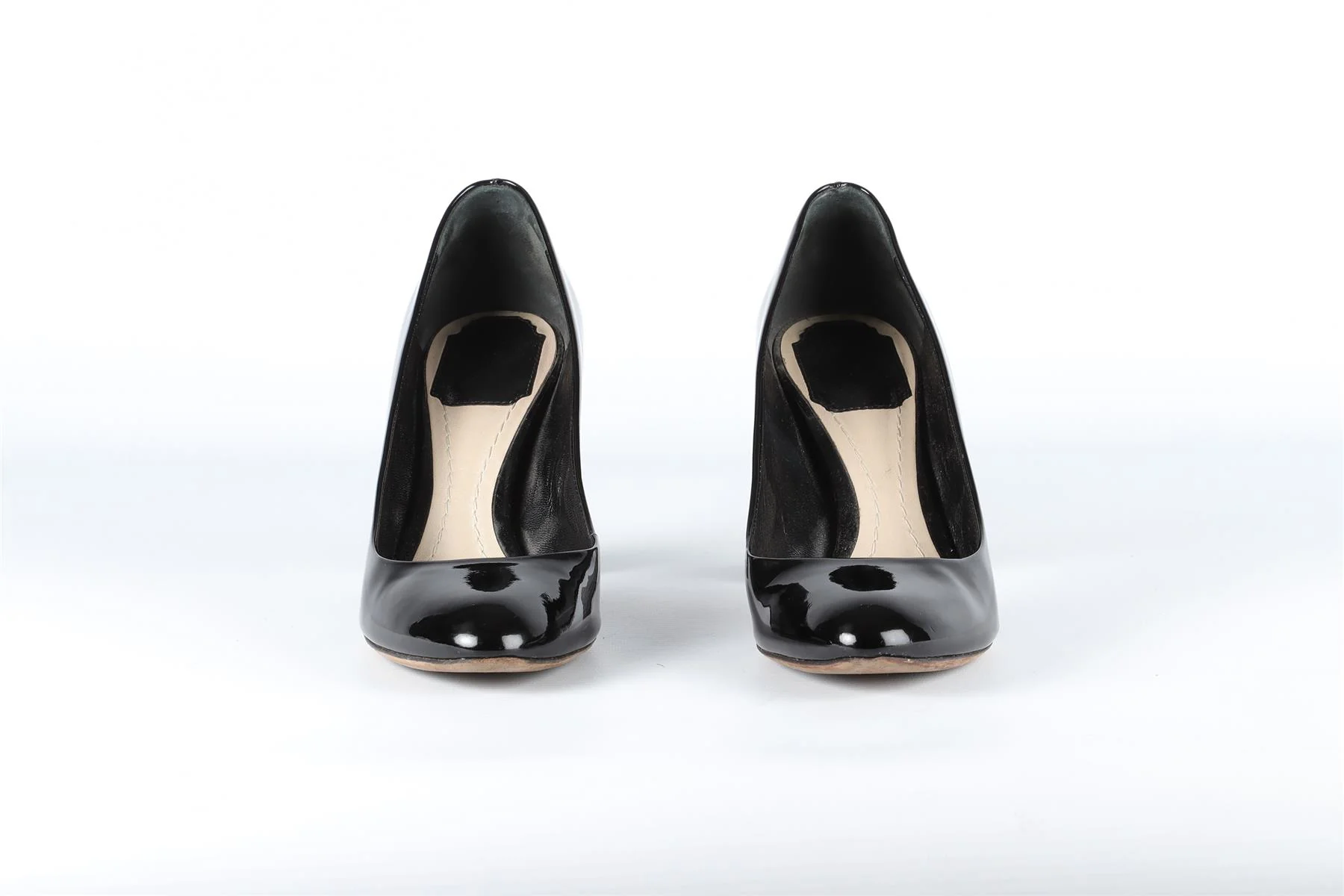 CHRISTIAN DIOR BLACK PATENT LEATHER PUMPS EU 36.5 UK 3.5 US 6.5 - Image 3