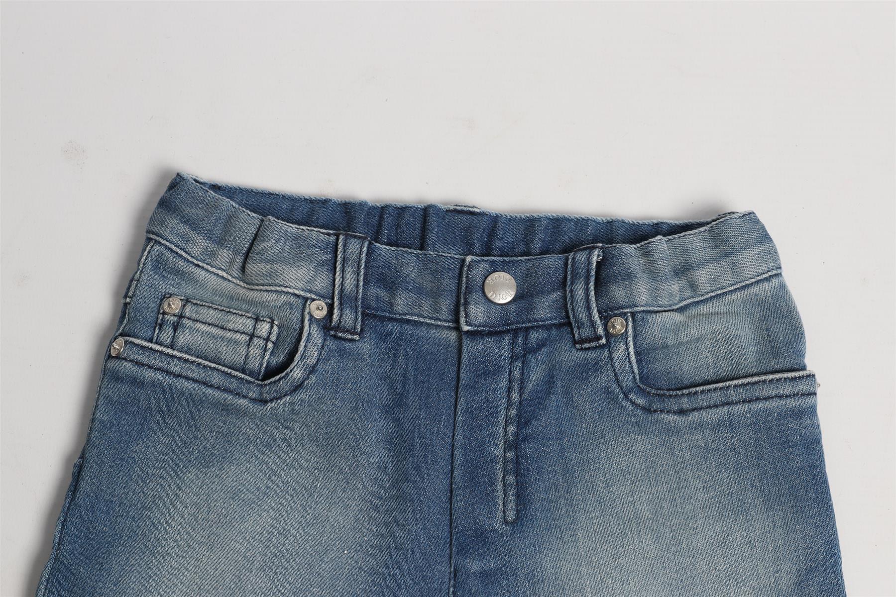 CHRISTIAN DIOR BLUE BABY GIRLS JEANS 18 MONTHS - Image 3