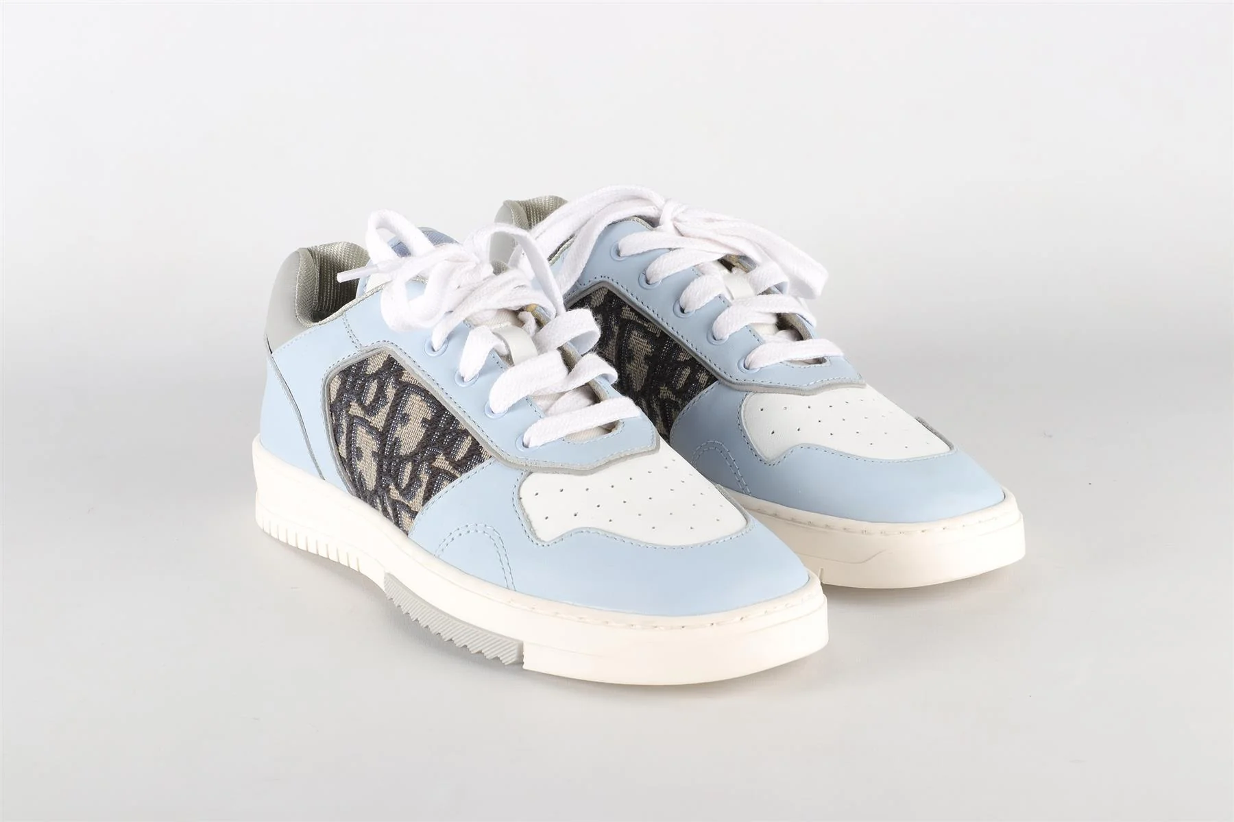 CHRISTIAN DIOR BLUE KIDS BOYS B27 UPTOWN SNEAKERS EU 35 UK 2.5 US 3.5 - Image 2