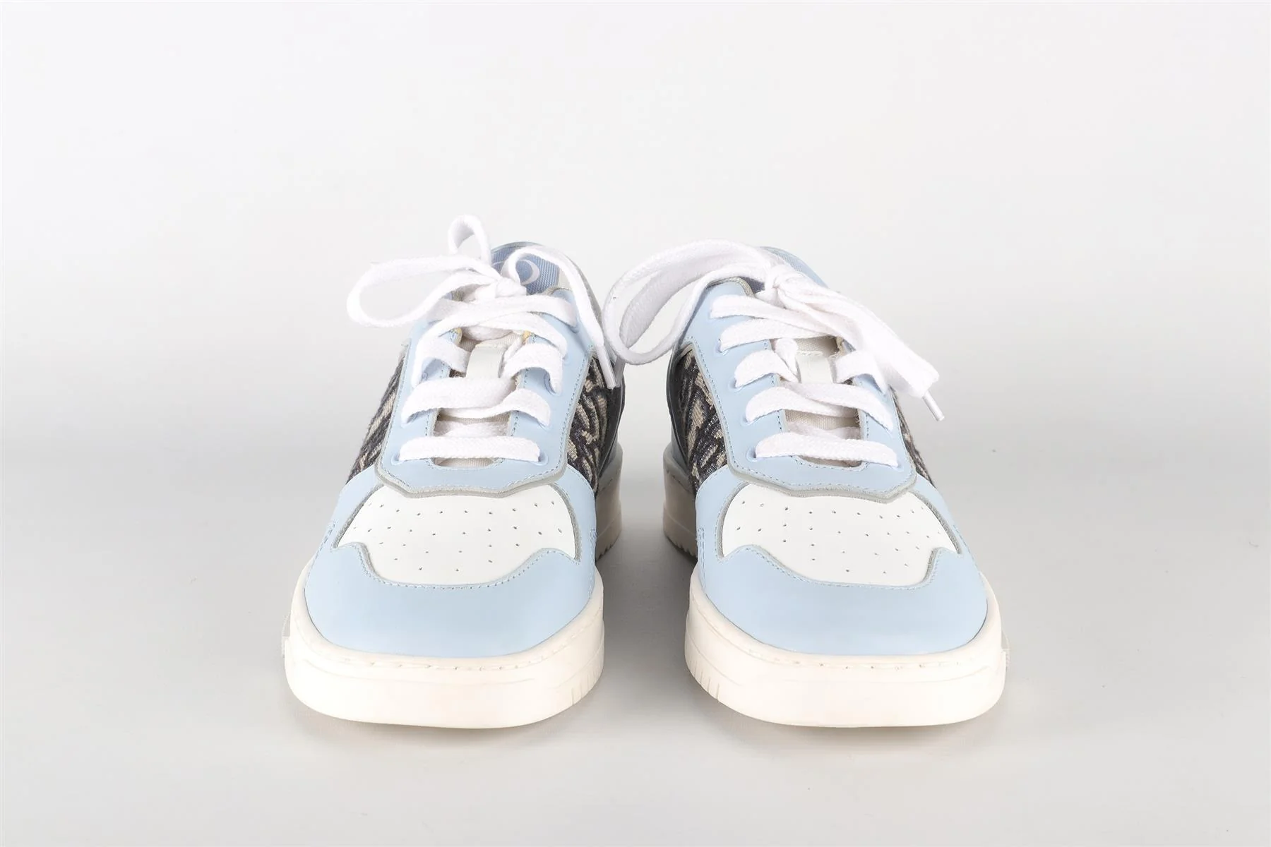CHRISTIAN DIOR BLUE KIDS BOYS B27 UPTOWN SNEAKERS EU 35 UK 2.5 US 3.5 - Image 3