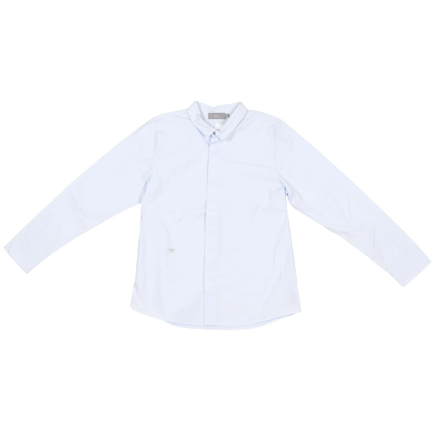 CHRISTIAN DIOR BLUE KIDS BOYS COTTON SHIRT 8 YEARS - Image 6