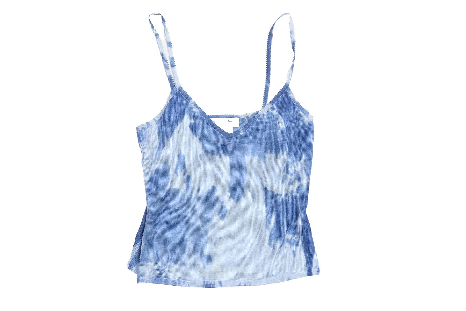CHRISTIAN DIOR BLUE KNIT TOP FR 36 UK 8 - Image 2