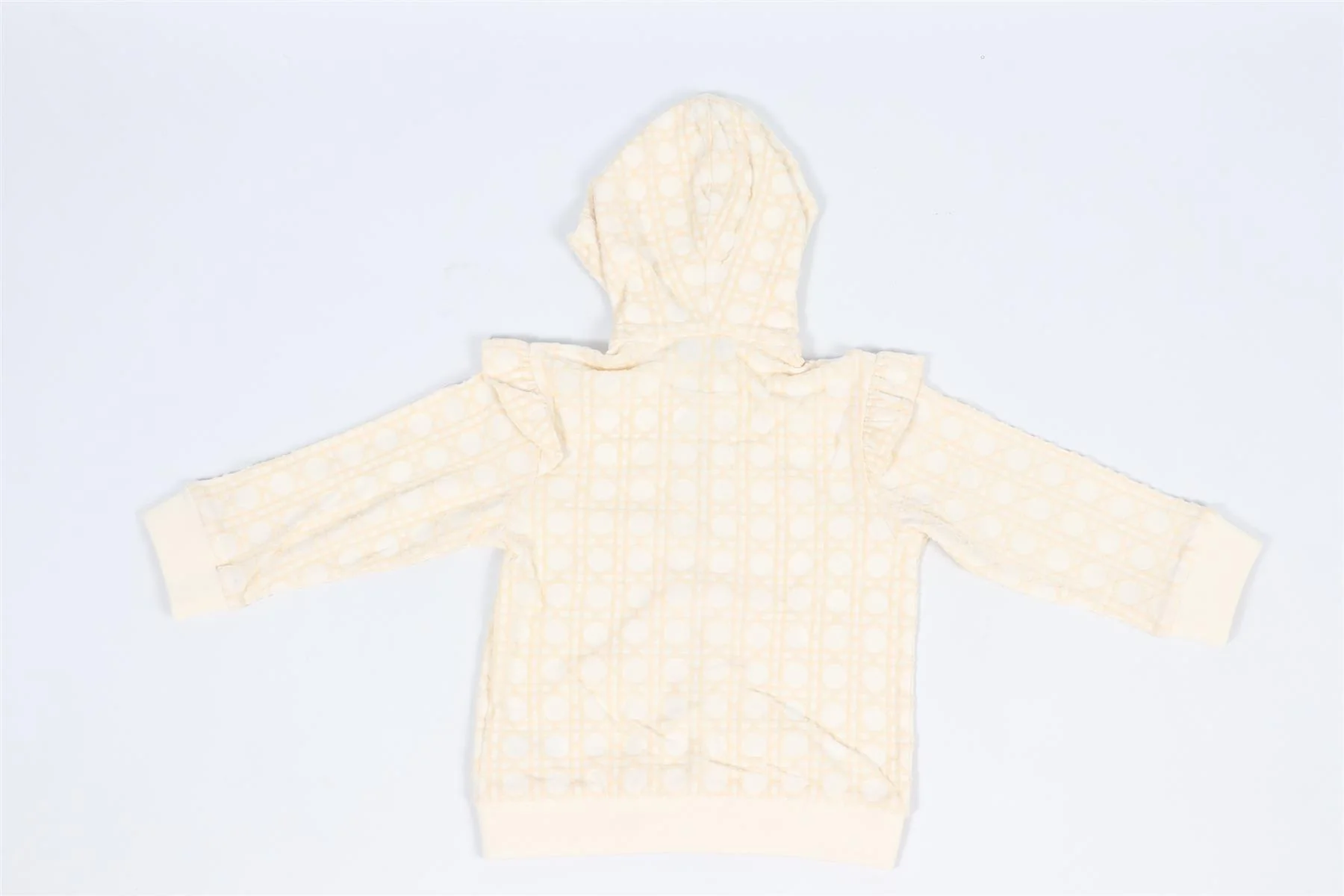 CHRISTIAN DIOR CREAM KIDS GIRLS COTTON HOODIE 24 MONTHS - Image 5