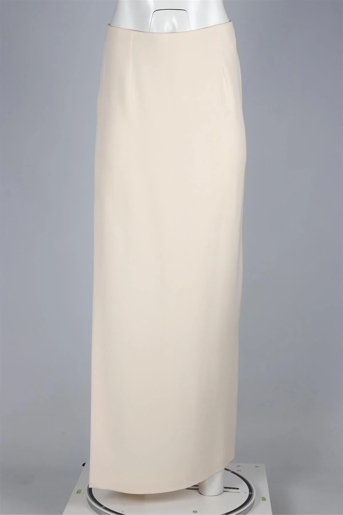 CHRISTIAN DIOR CREAM SILK MAXI SKIRT FR 40 UK 12 - Image 2