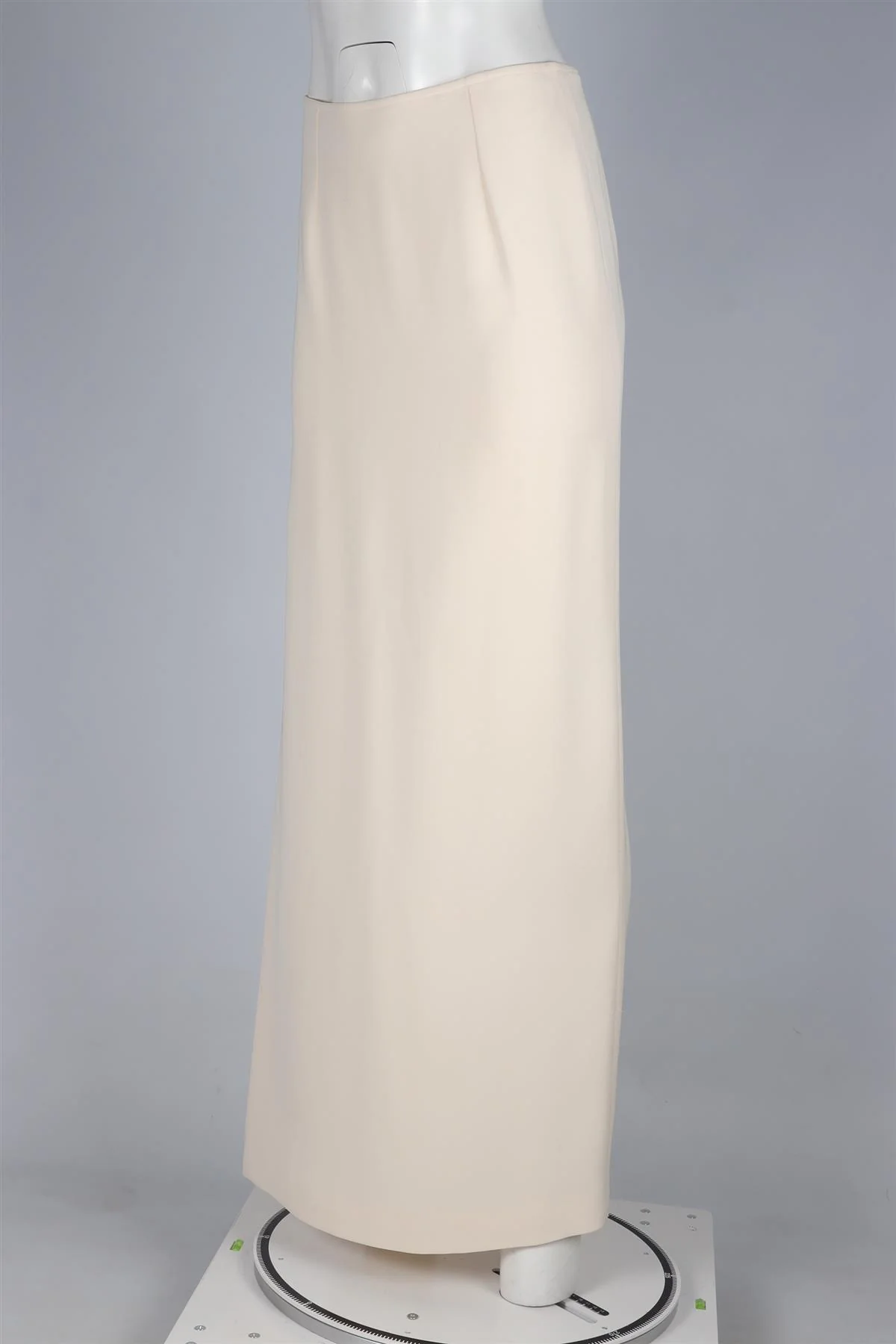 CHRISTIAN DIOR CREAM SILK MAXI SKIRT FR 40 UK 12 - Image 3