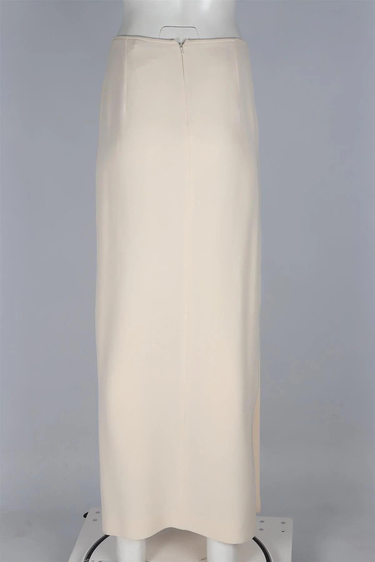 CHRISTIAN DIOR CREAM SILK MAXI SKIRT FR 40 UK 12 - Image 4