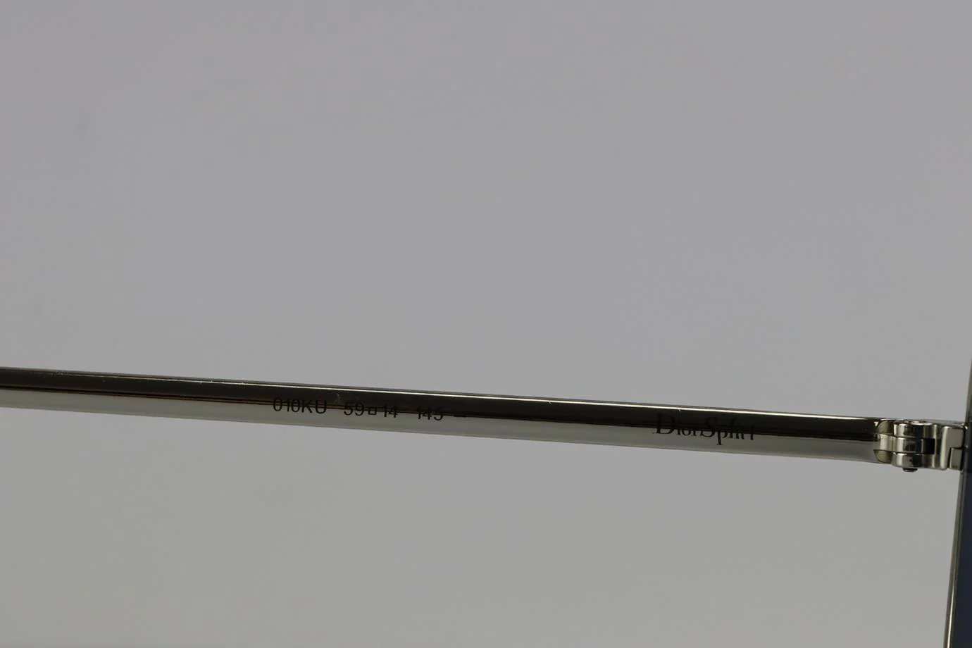 CHRISTIAN DIOR DIORSPLIT1 SILVER TONE SUNGLASSES - Image 6