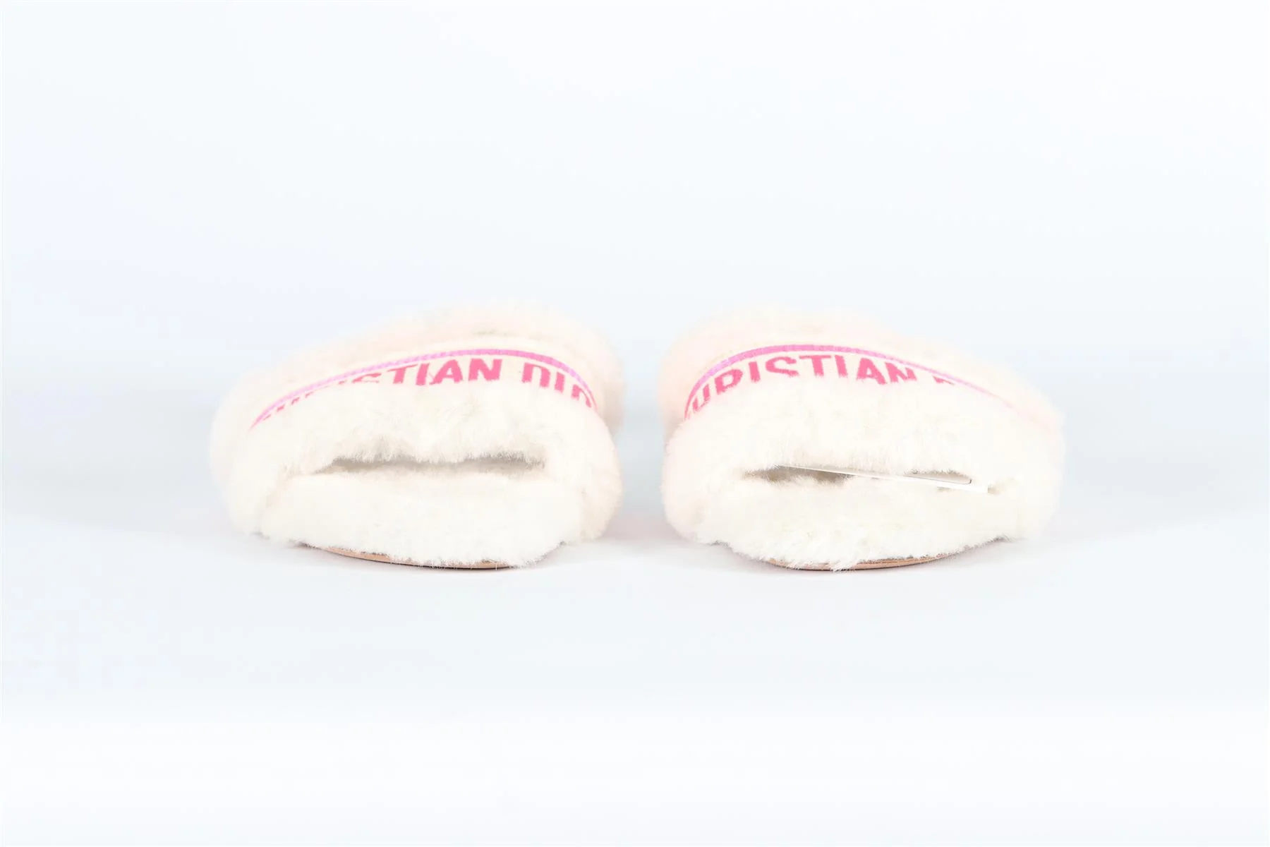 CHRISTIAN DIOR DWAY SHEARLING SLIDES EU 38.5 UK 5.5 US 8.5 - Image 3