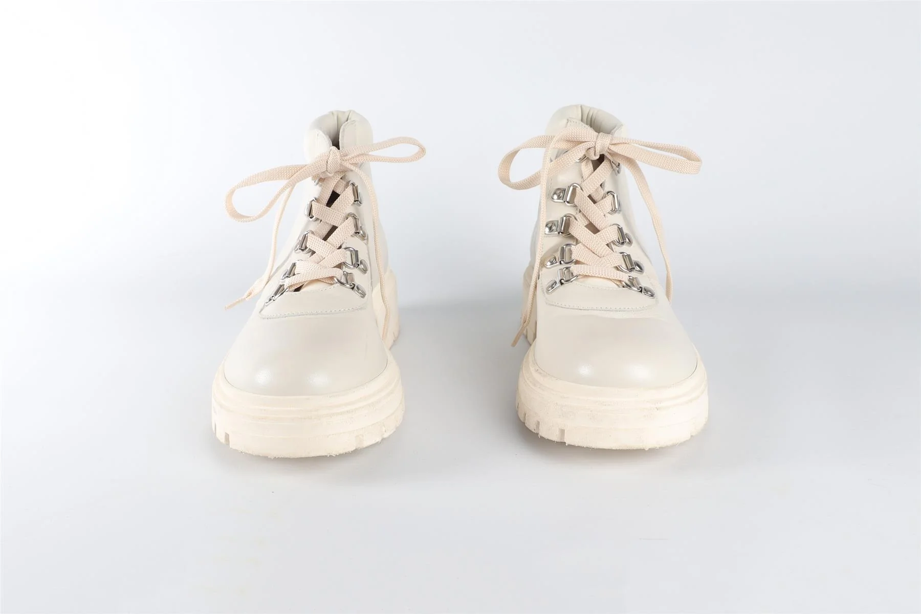 CHRISTIAN DIOR ECRU KIDS GIRLS LEATHER BOOTS EU 35 UK 2.5 US 3.5 - Image 3