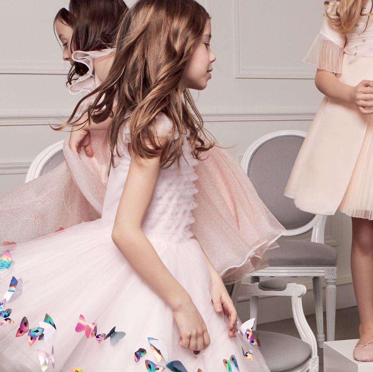 CHRISTIAN DIOR GIRLS ENCHANTED FOREST DRESS 6 YEARS - Image 2