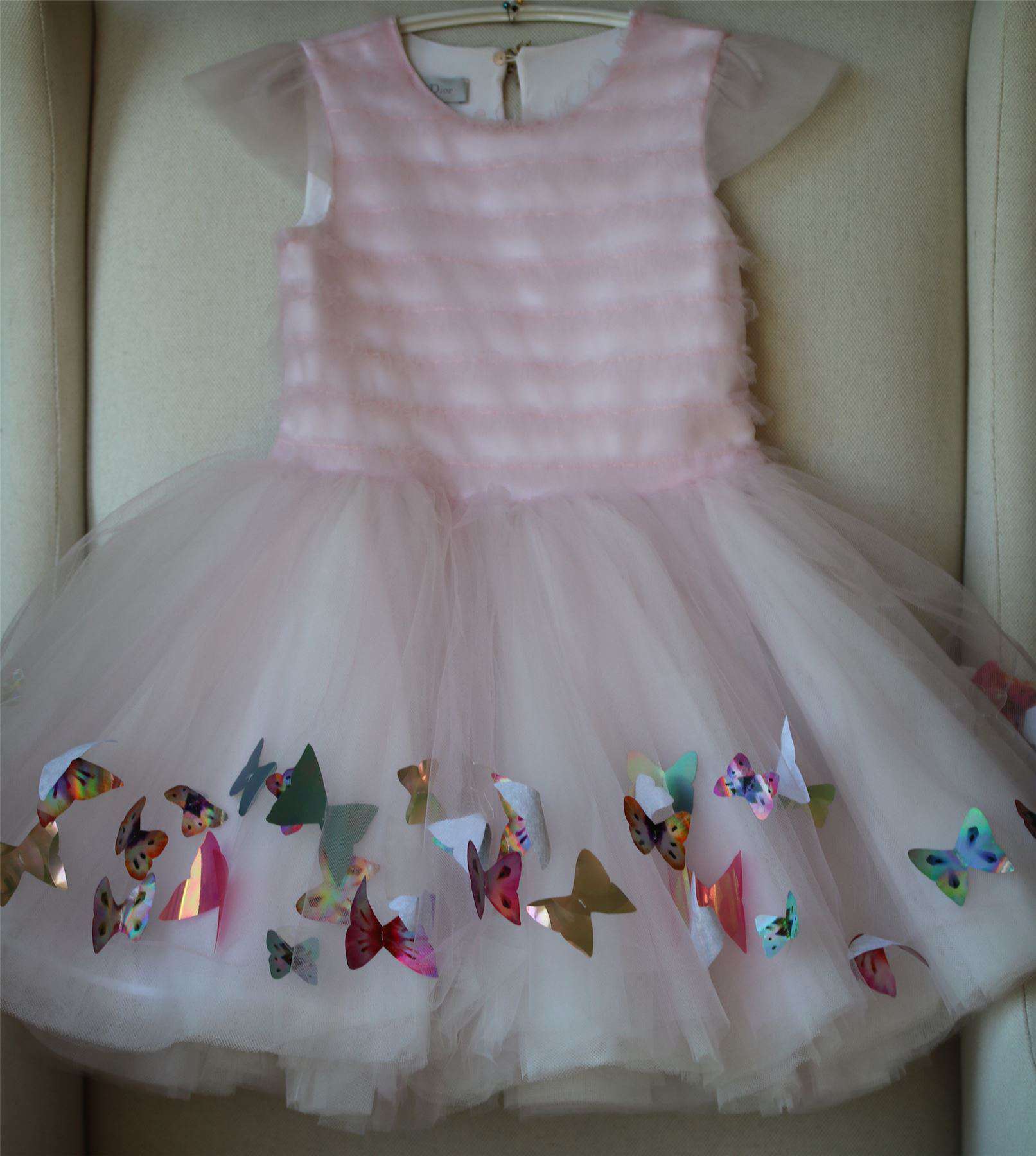 CHRISTIAN DIOR GIRLS ENCHANTED FOREST DRESS 6 YEARS - Image 7
