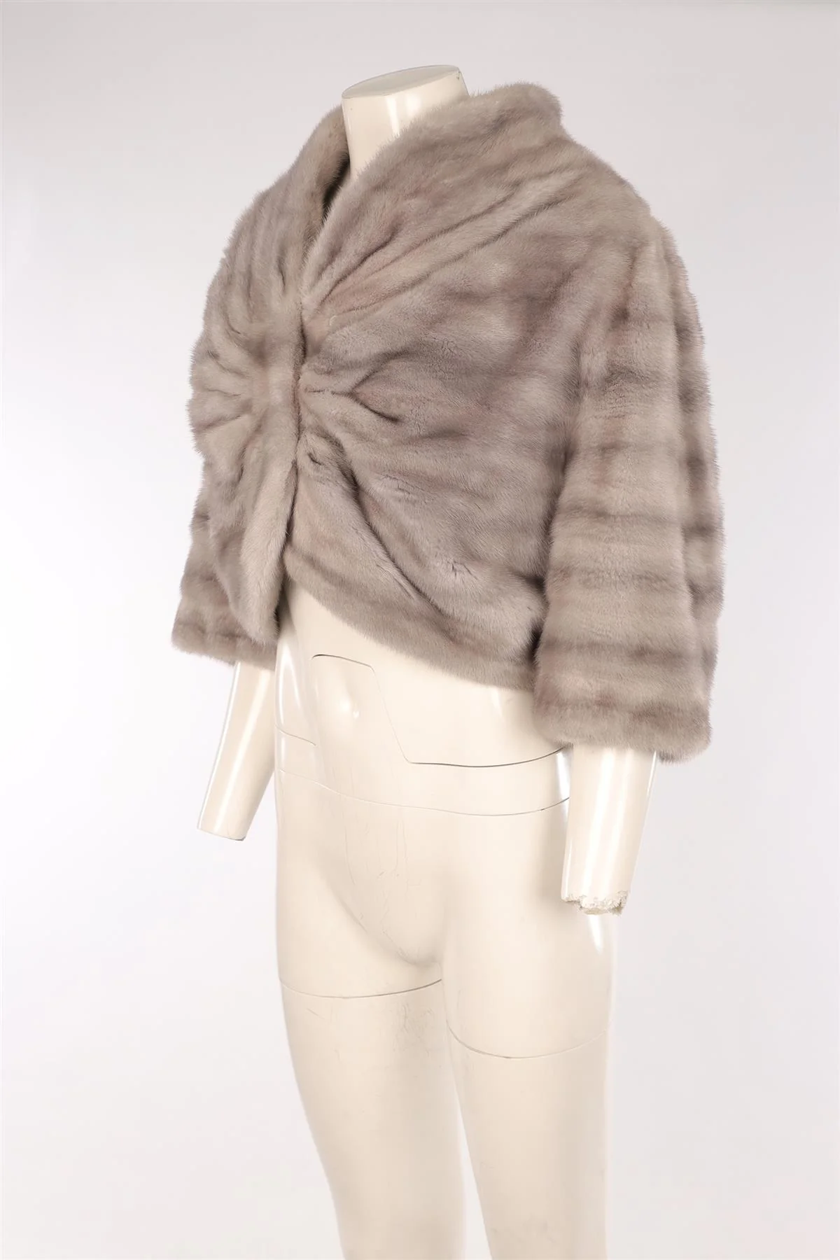 CHRISTIAN DIOR GREY MINK JACKET - Image 3