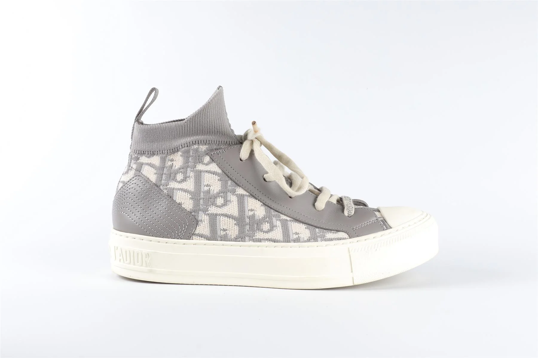 CHRISTIAN DIOR GREY WALK'N'DIOR TECHNICAL SNEAKERS EU 36.5 UK 3.5 US 6.5 - Image 2