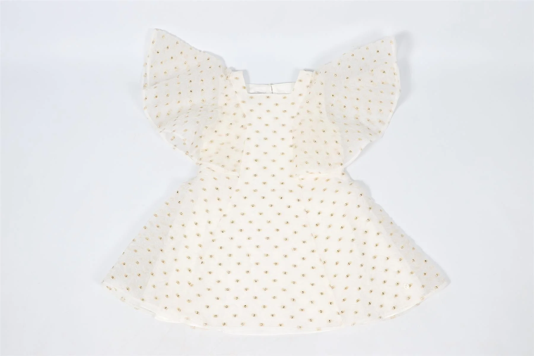 CHRISTIAN DIOR IVORY KIDS GIRLS SILK DRESS 5 YEARS - Image 2