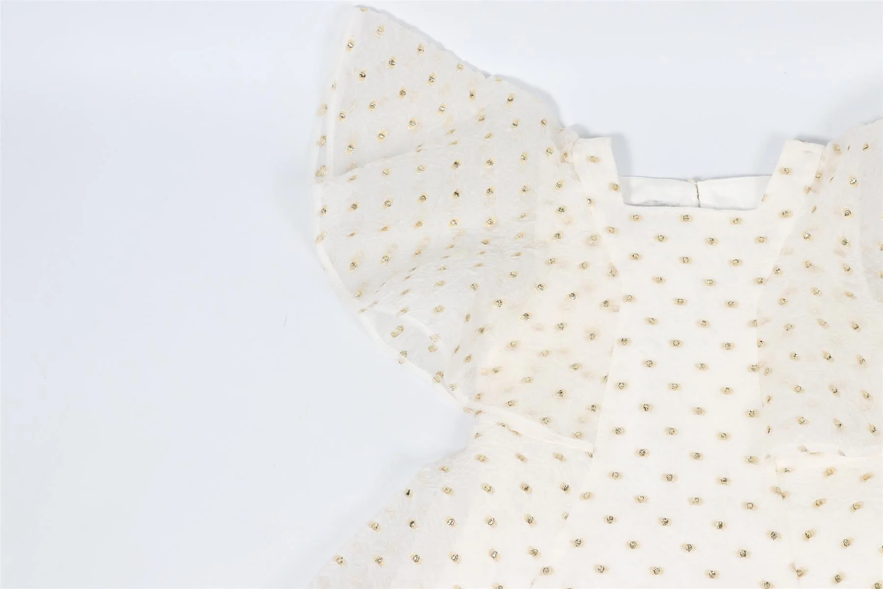 CHRISTIAN DIOR IVORY KIDS GIRLS SILK DRESS 5 YEARS - Image 3