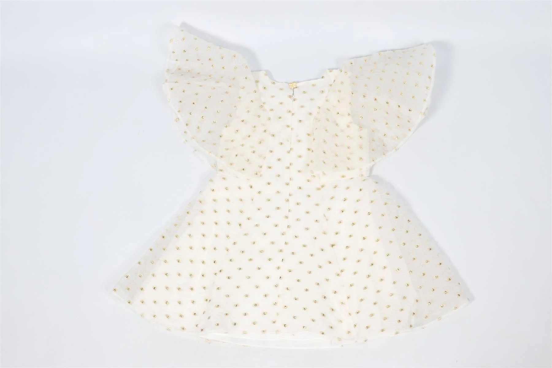 CHRISTIAN DIOR IVORY KIDS GIRLS SILK DRESS 5 YEARS - Image 5