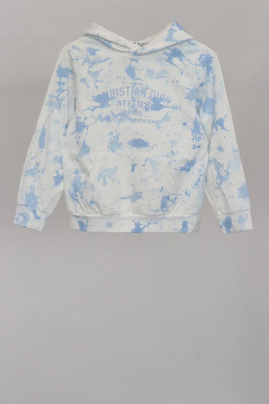 CHRISTIAN DIOR KIDS GIRLS COTTON BLEND HOODIE 8 YEARS - Image 2