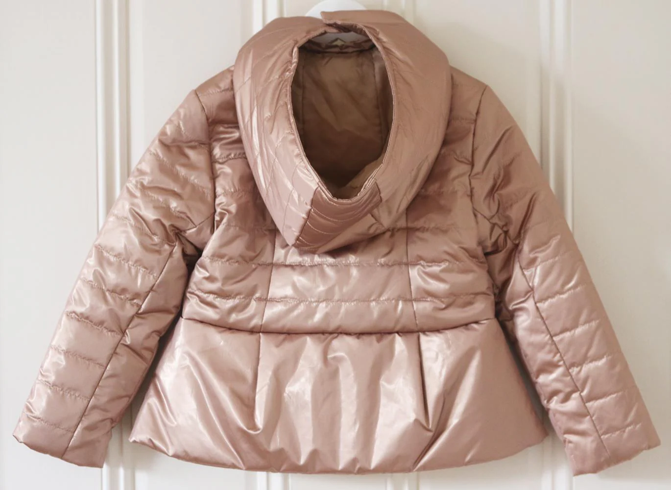 CHRISTIAN DIOR KIDS GIRLS METALLIC PADDED JACKET 6 YEARS - Image 3